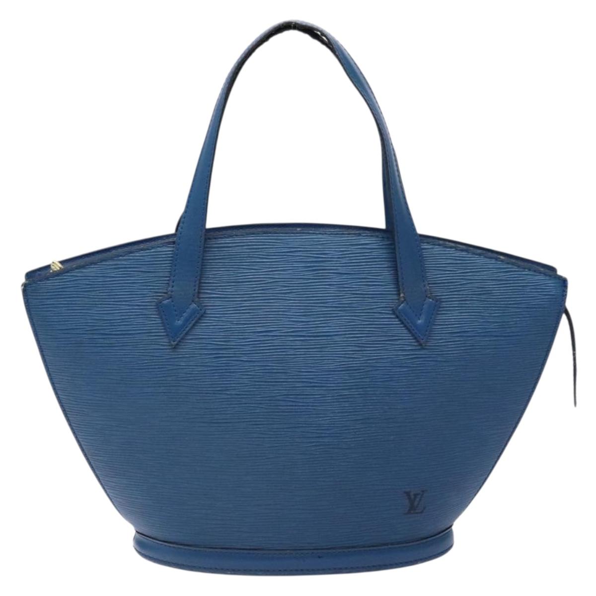 LOUIS VUITTON Epi Saint Jacques Shoulder Bag Blue M52275 LV Auth BA5219