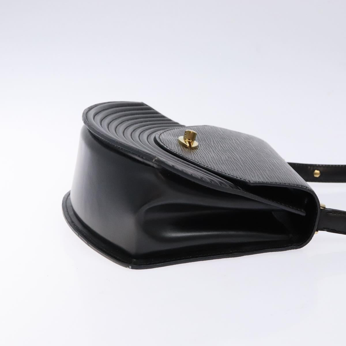 LOUIS VUITTON Epi Tilsitt Shoulder Bag Black M52482 LV Auth BA5230
