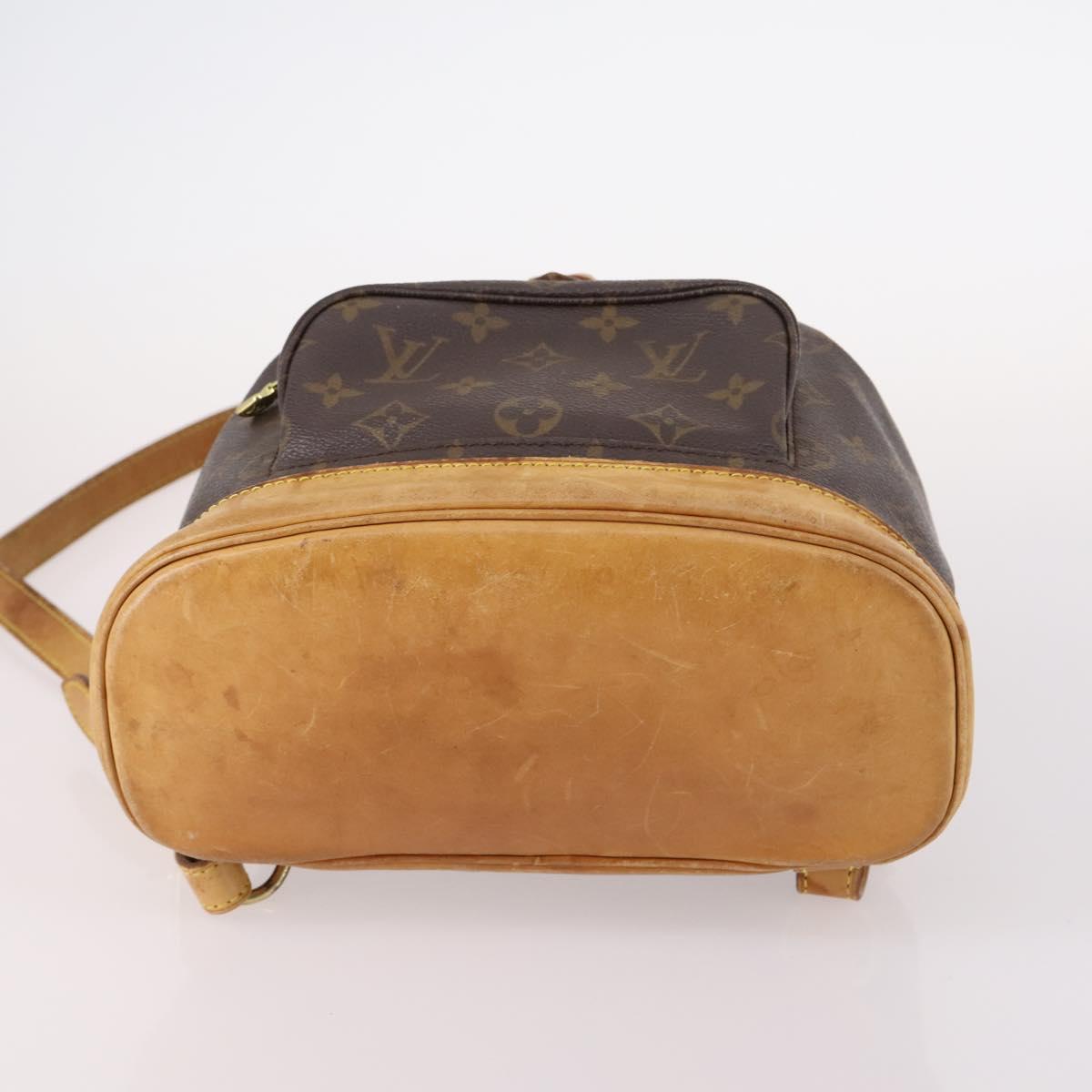 LOUIS VUITTON Monogram Montsouris MM Backpack M51136 LV Auth BA5245