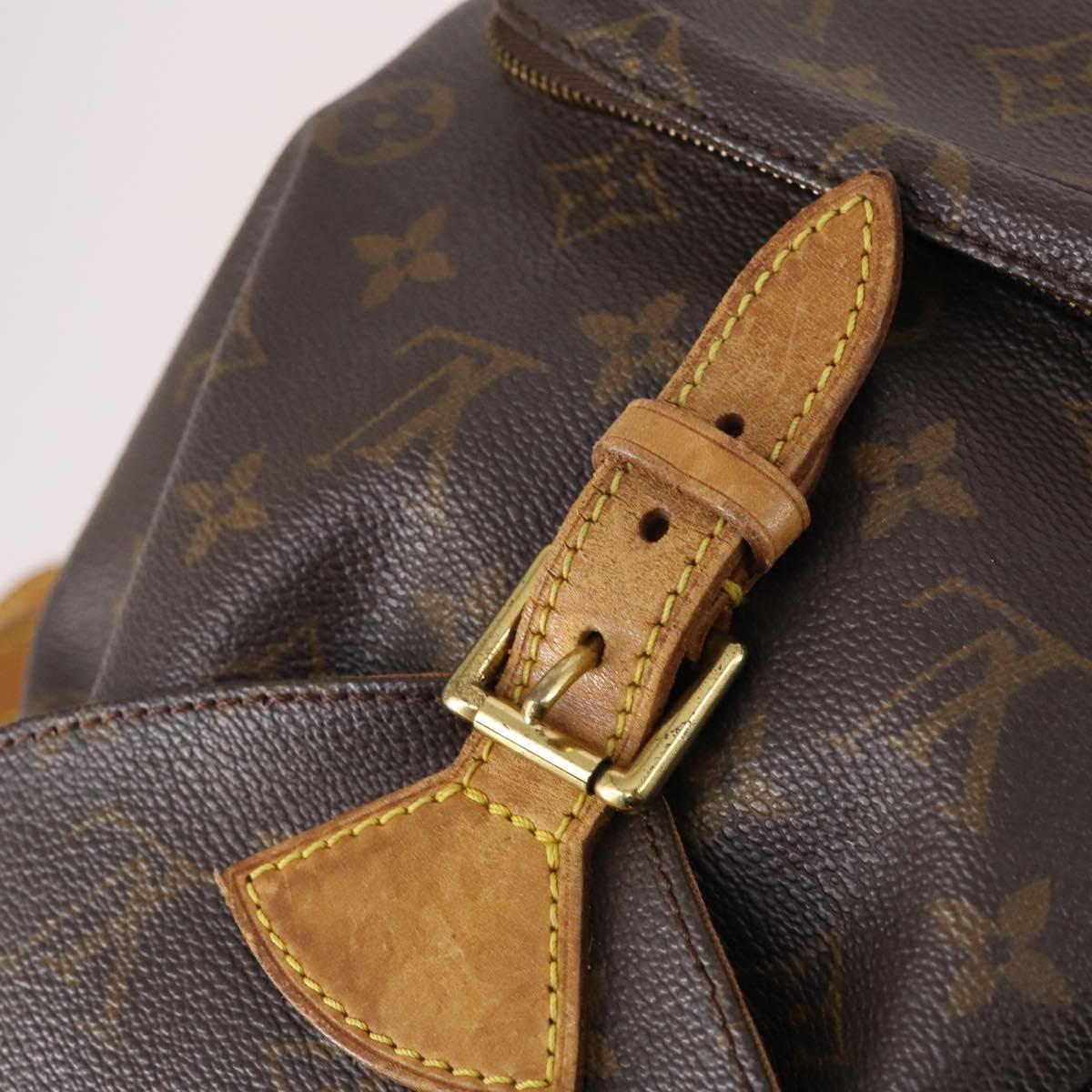 LOUIS VUITTON Monogram Montsouris MM Backpack M51136 LV Auth BA5245