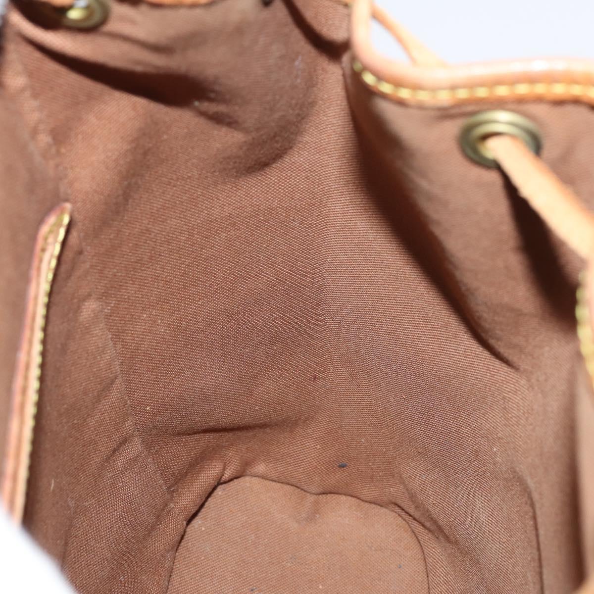 LOUIS VUITTON Monogram Montsouris MM Backpack M51136 LV Auth BA5245