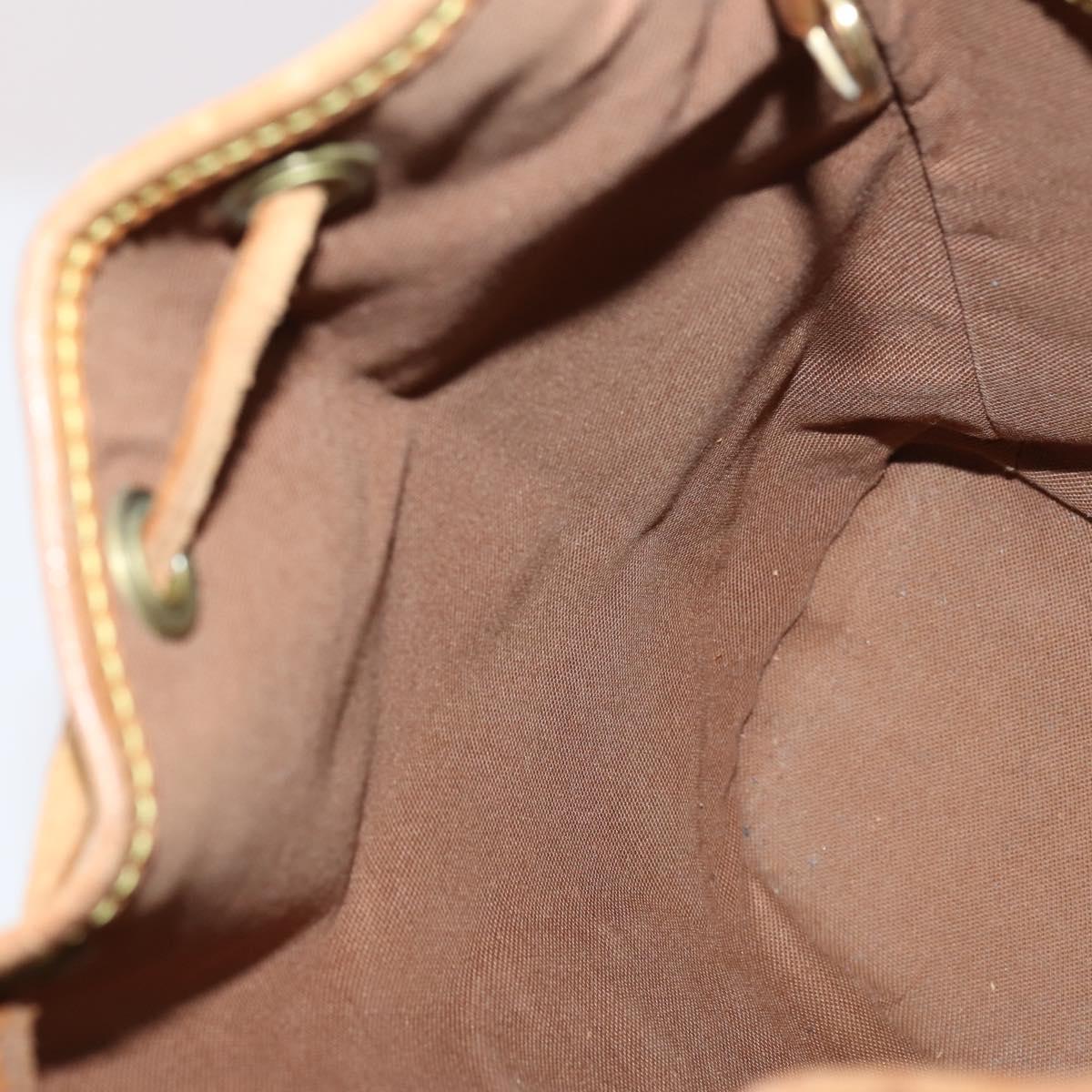 LOUIS VUITTON Monogram Montsouris MM Backpack M51136 LV Auth BA5245