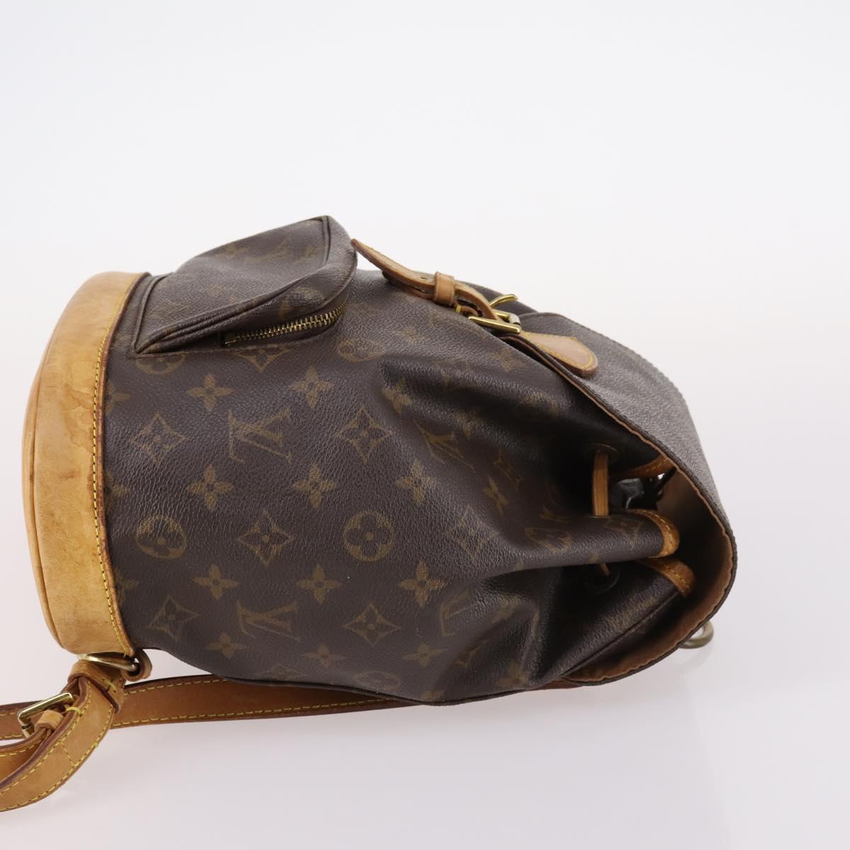 LOUIS VUITTON Monogram Montsouris MM Backpack M51136 LV Auth BA5245