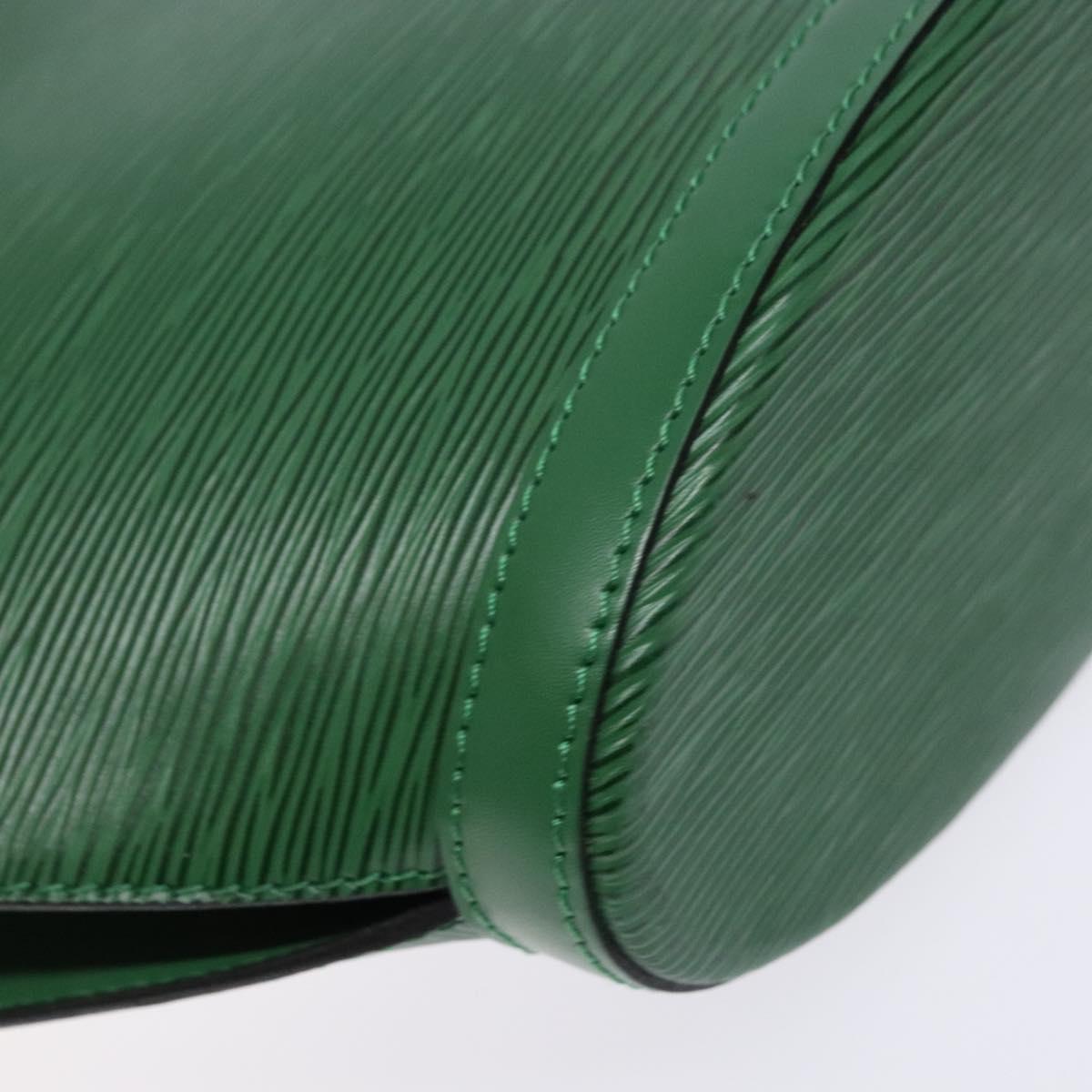LOUIS VUITTON Epi Saint Jacques Hand Bag Green M52274 LV Auth BA5247
