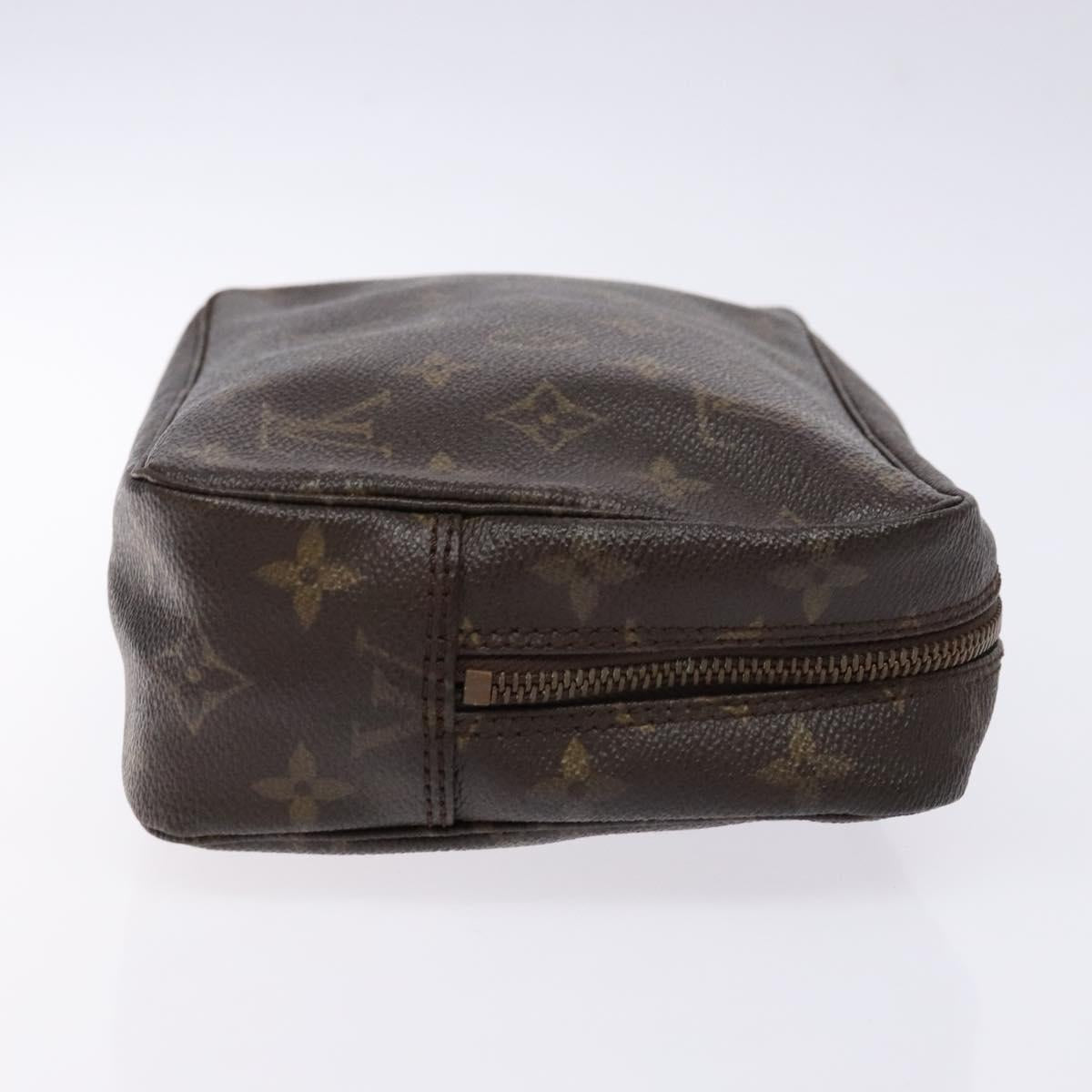 LOUIS VUITTON Monogram Trousse Toilette 23 Clutch Bag M47524 LV Auth BA5253