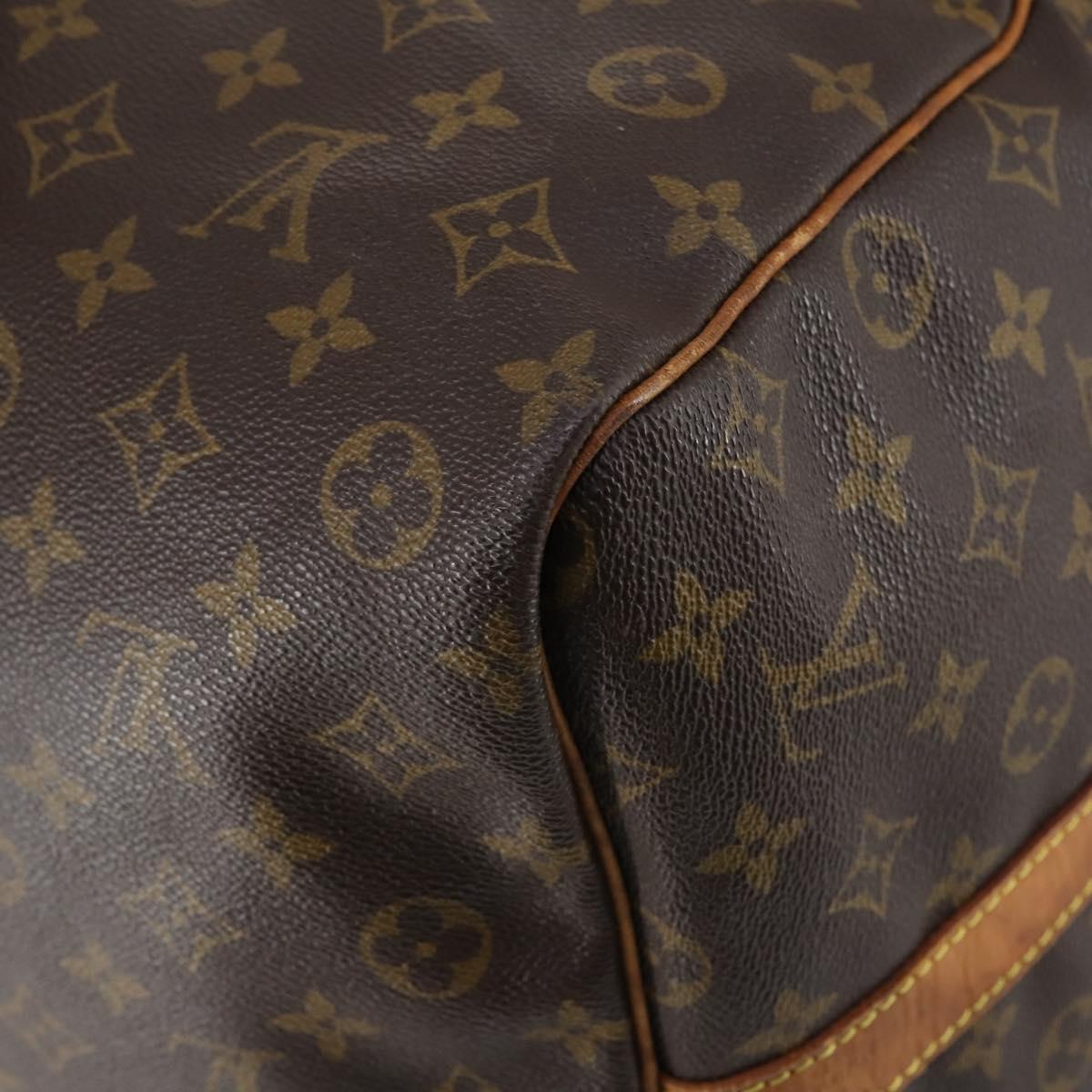 LOUIS VUITTON Monogram Keepall Bandouliere 60 Boston Bag M41412 LV Auth BA5254