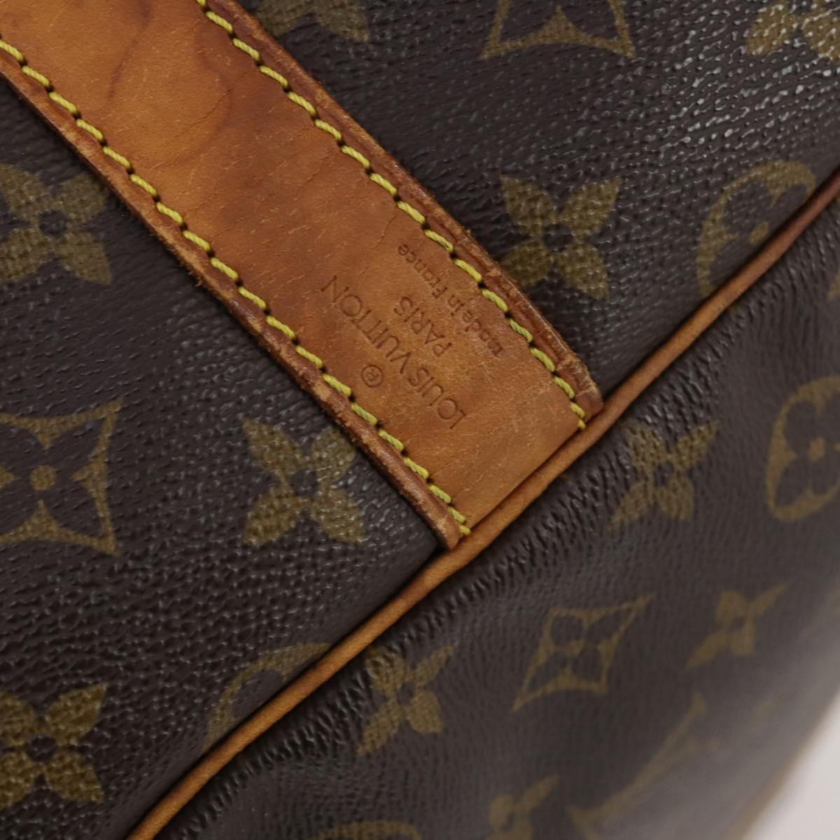 LOUIS VUITTON Monogram Keepall Bandouliere 60 Boston Bag M41412 LV Auth BA5254