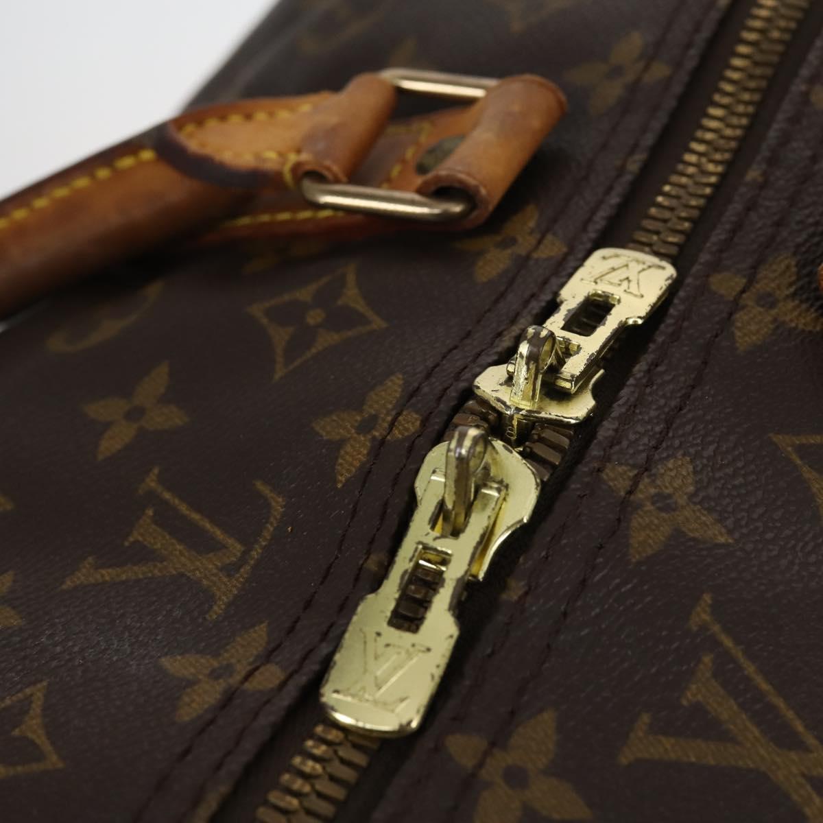 LOUIS VUITTON Monogram Keepall Bandouliere 60 Boston Bag M41412 LV Auth BA5254