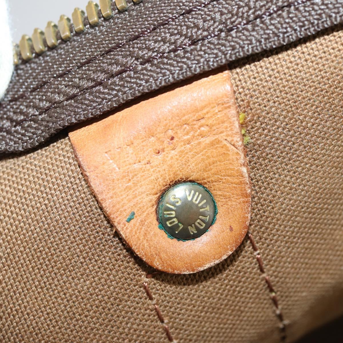 LOUIS VUITTON Monogram Keepall Bandouliere 60 Boston Bag M41412 LV Auth BA5254