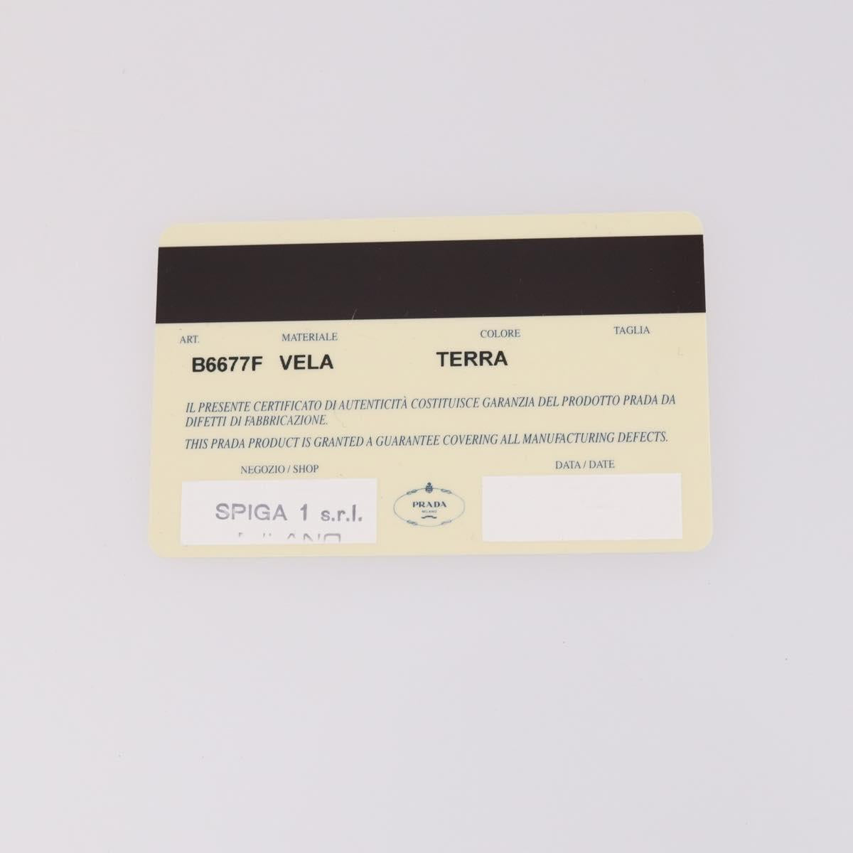 PRADA Backpack Nylon Green Silver Auth BA5271