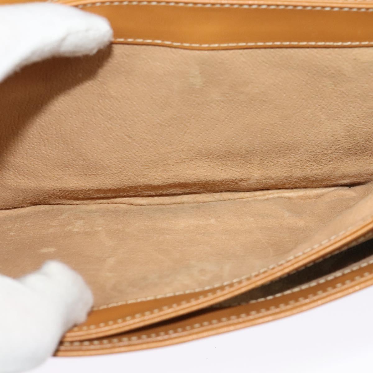 GUCCI Micro GG Supreme Shoulder Bag PVC Beige Gold 004 106 0024 Auth BA5286