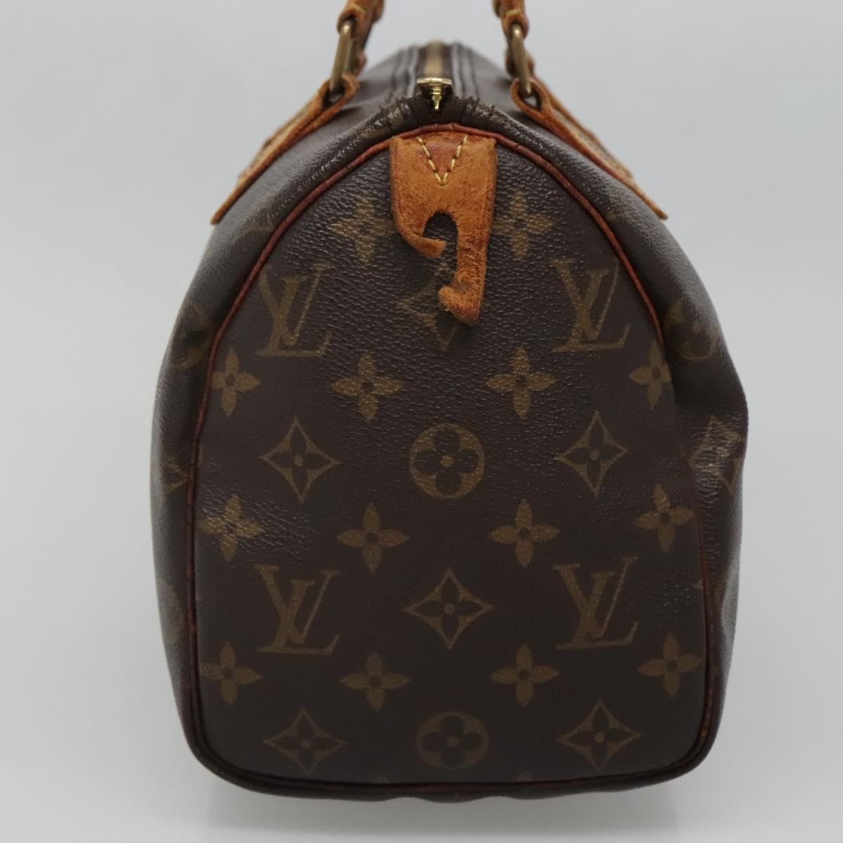 LOUIS VUITTON Monogram Speedy 25 Hand Bag M41528 LV Auth BA5320
