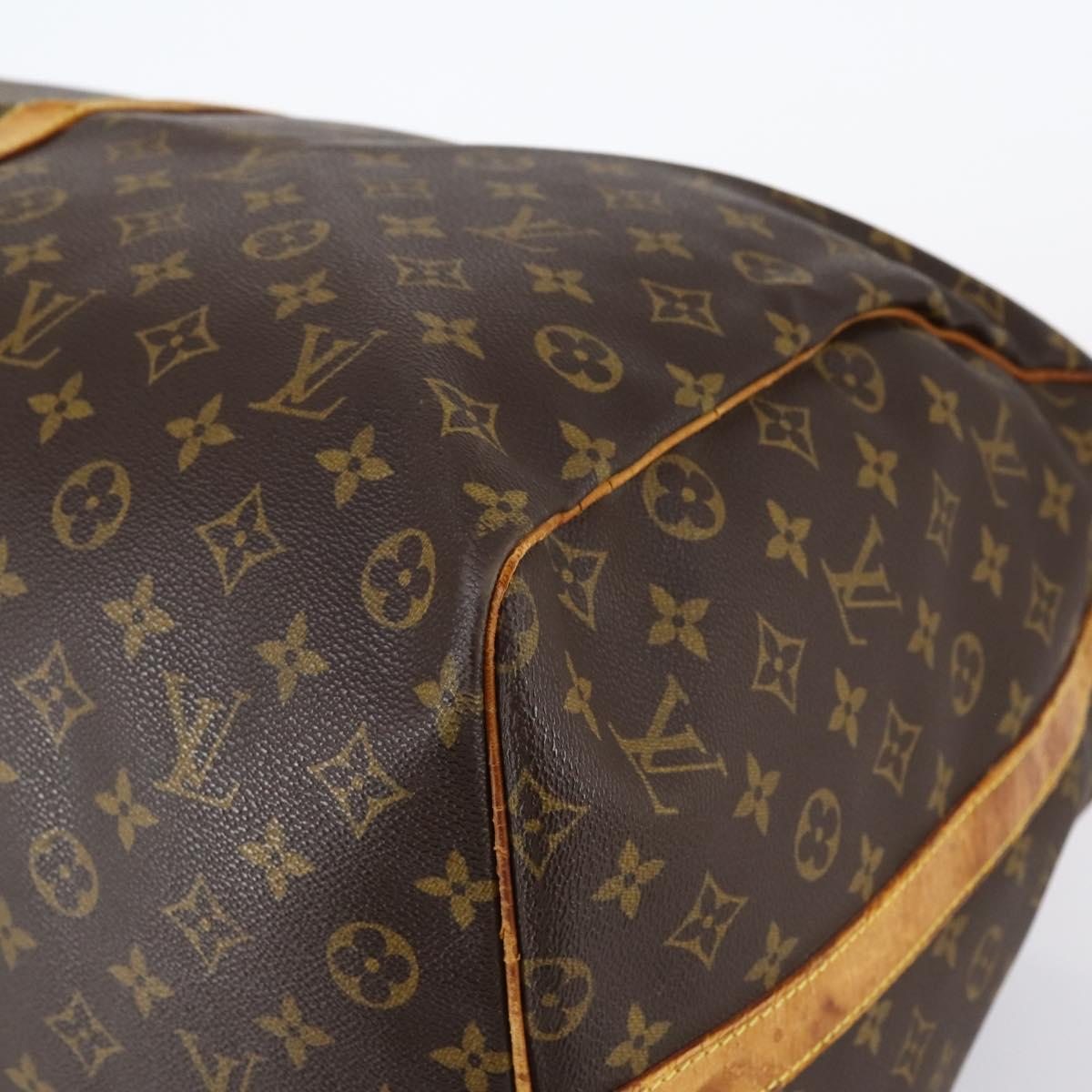 LOUIS VUITTON Monogram Keepall Bandouliere 60 Boston Bag M41412 LV Auth BA5322