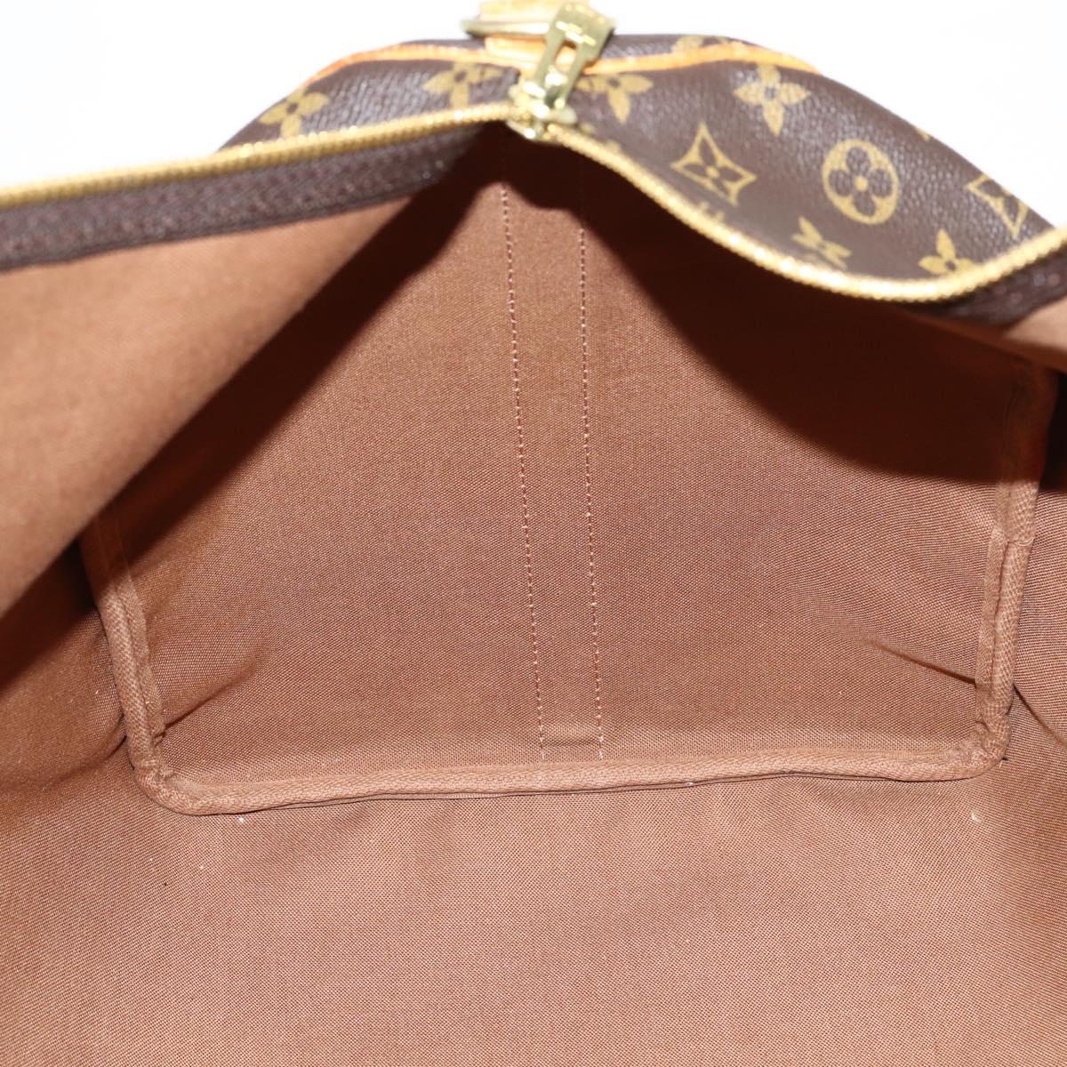 LOUIS VUITTON Monogram Keepall Bandouliere 60 Boston Bag M41412 LV Auth BA5322