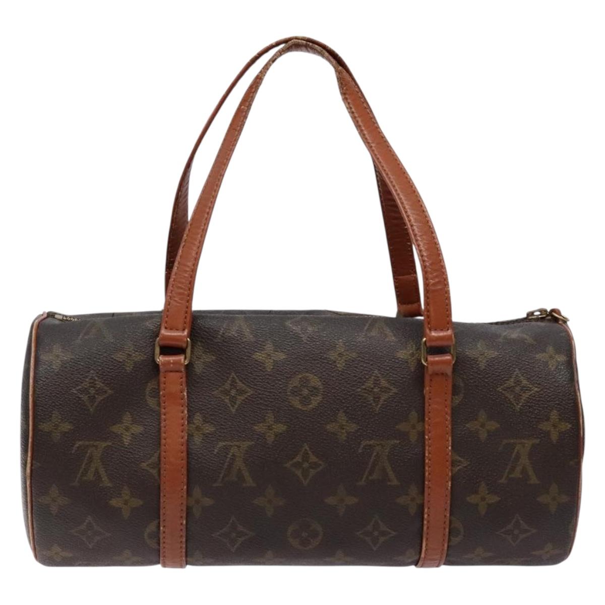 LOUIS VUITTON Monogram Papillon 30 Hand Bag M51385 LV Auth BA5327