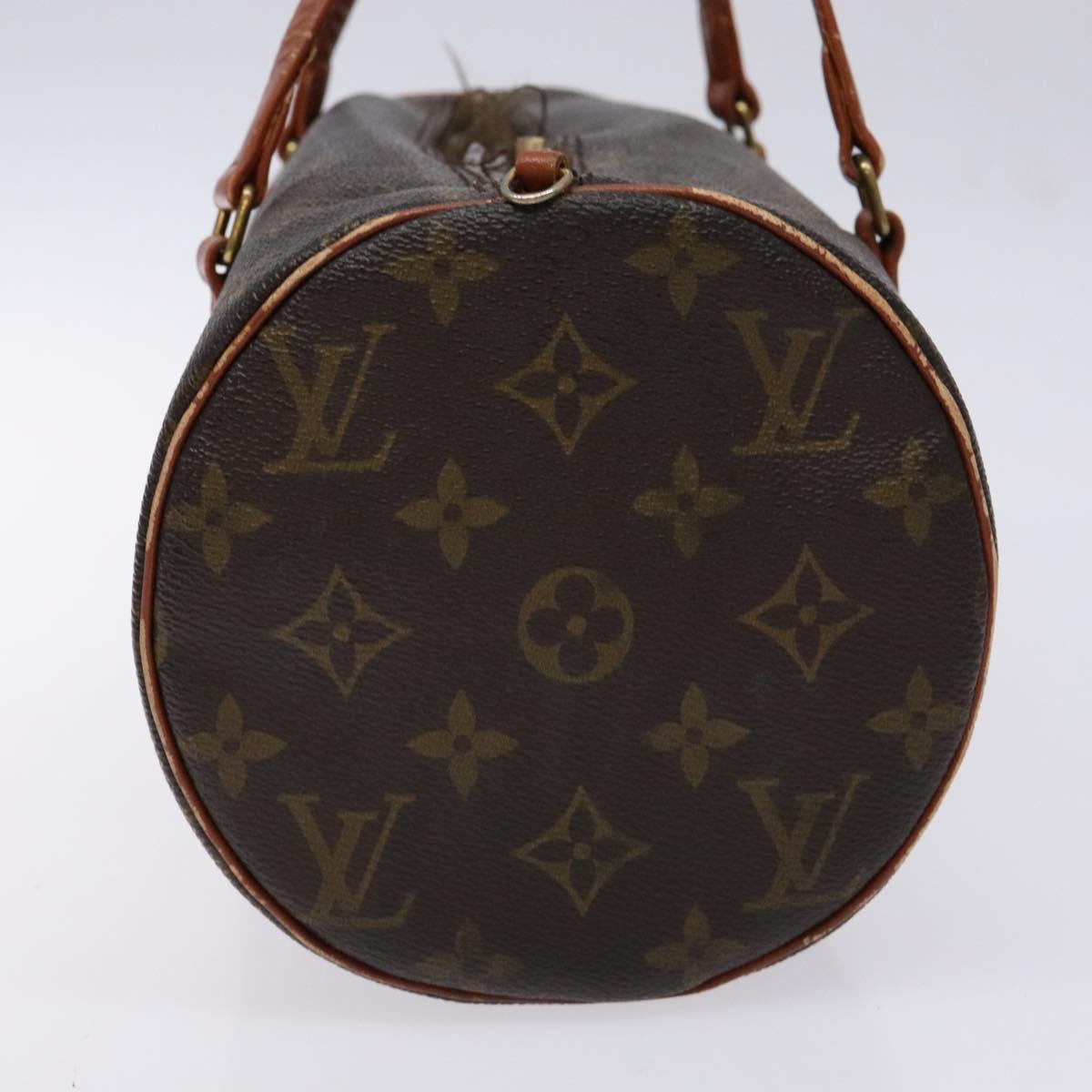 LOUIS VUITTON Monogram Papillon 30 Hand Bag M51385 LV Auth BA5327