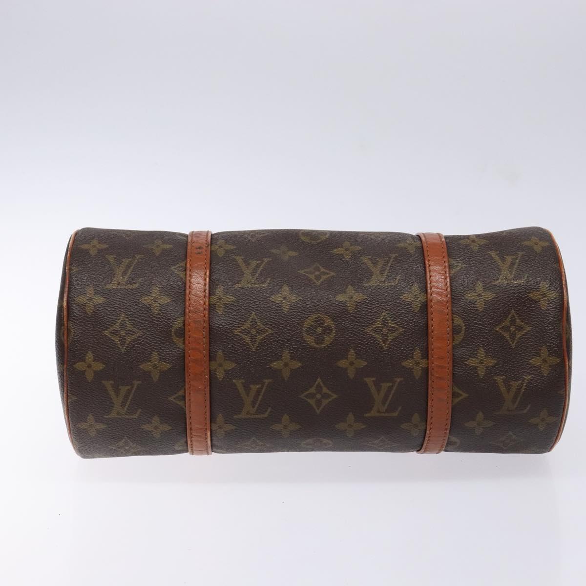 LOUIS VUITTON Monogram Papillon 30 Hand Bag M51385 LV Auth BA5327