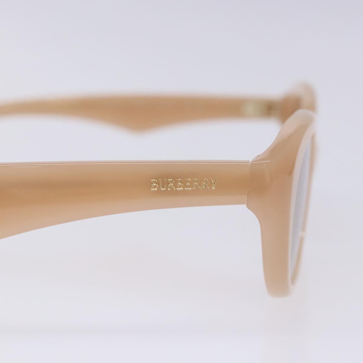 BURBERRY Sunglasses Plastic Beige Auth BA5368M