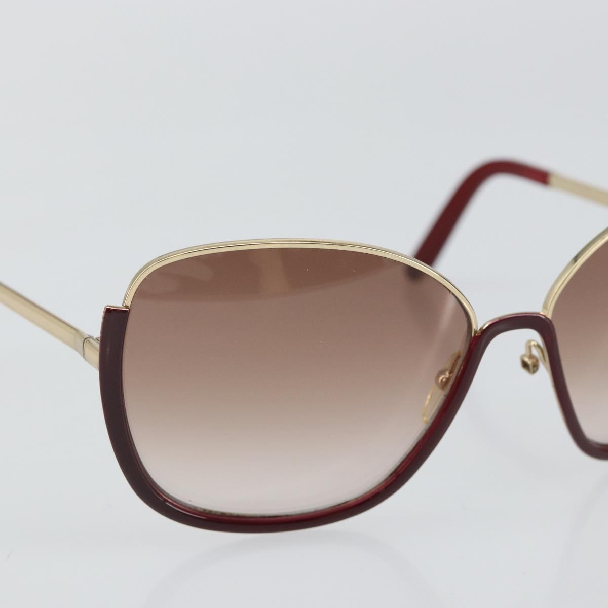 Chloe Sunglasses Plastic Gold Auth BA5378