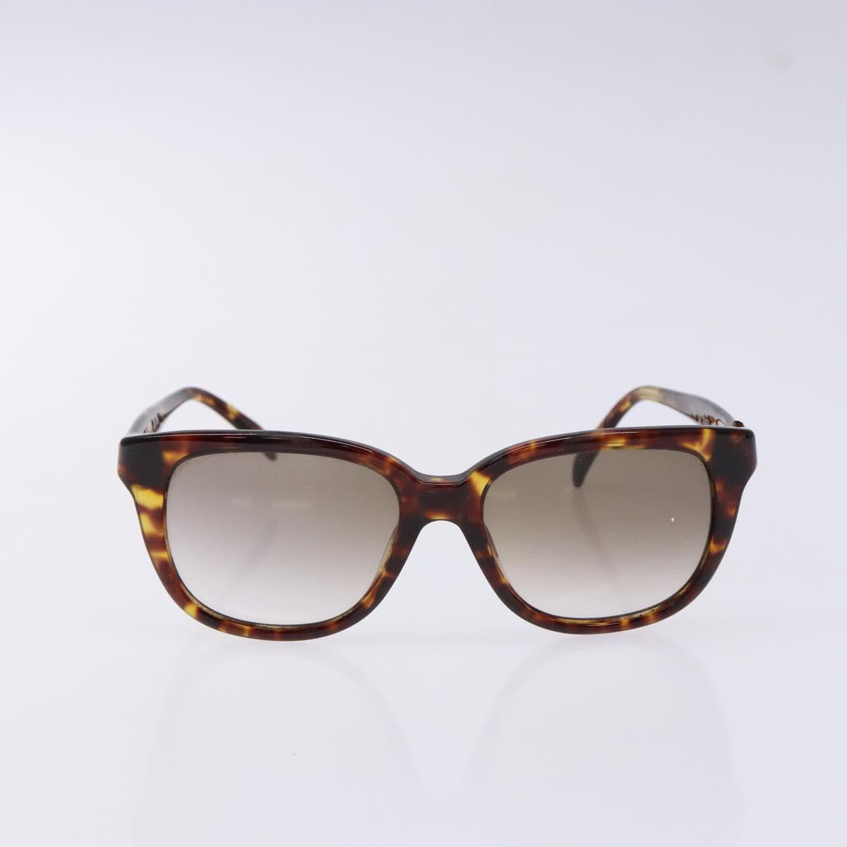 GUCCI Sunglasses Plastic Brown Auth BA5382