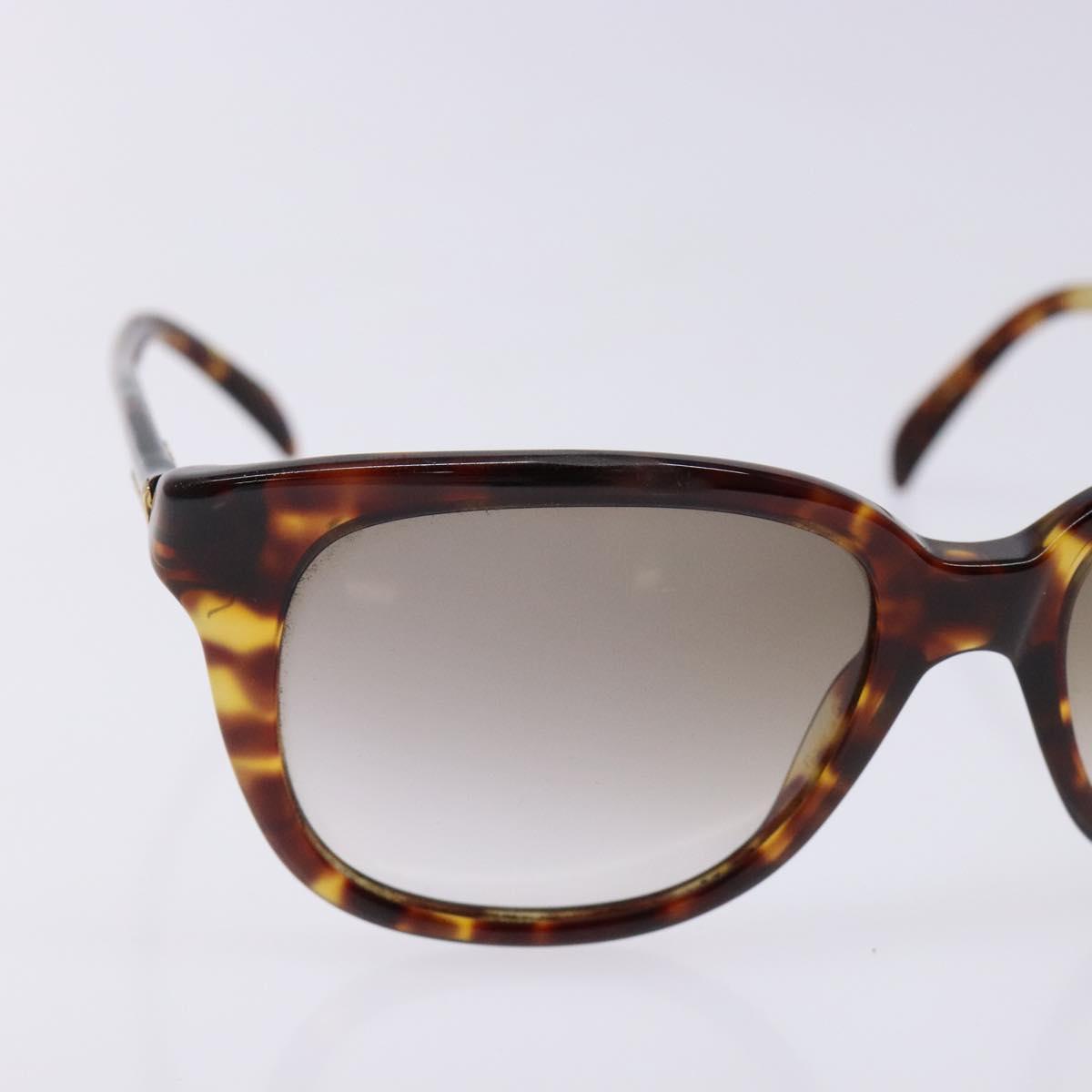 GUCCI Sunglasses Plastic Brown Auth BA5382