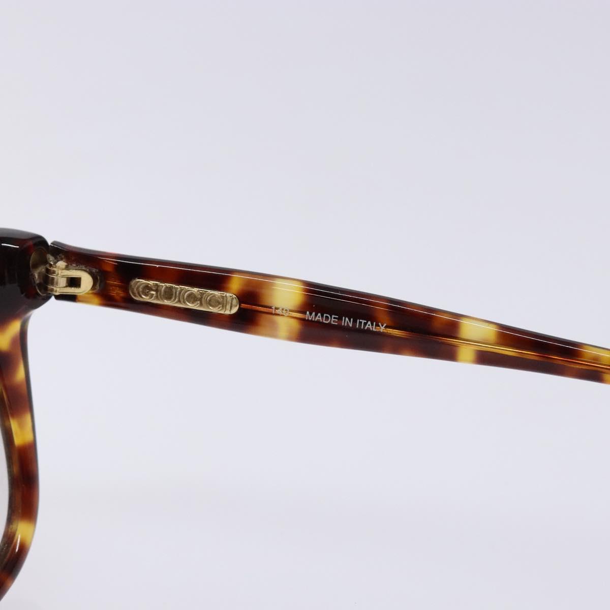 GUCCI Sunglasses Plastic Brown Auth BA5382
