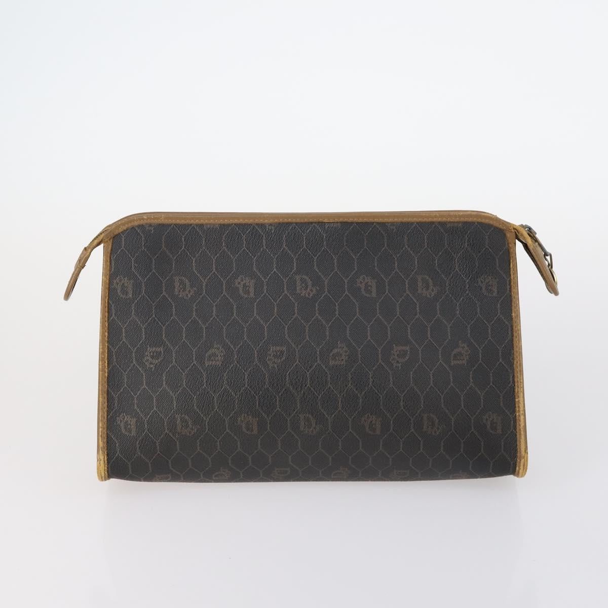 Burberrys Dior Honeycomb Nova Check Bag Canvas 2Set Beige Black Auth BA5392