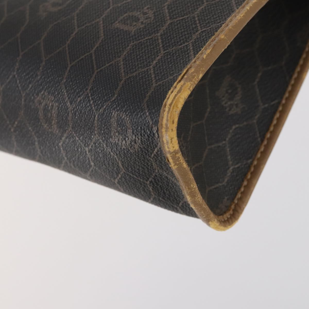 Burberrys Dior Honeycomb Nova Check Bag Canvas 2Set Beige Black Auth BA5392