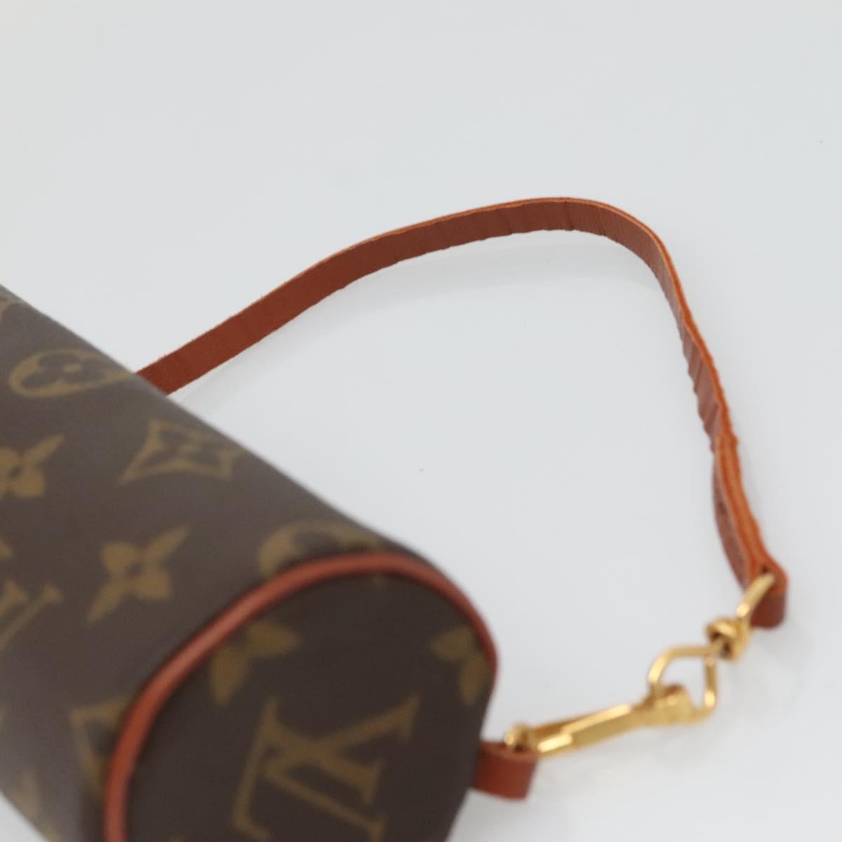 LOUIS VUITTON Monogram Papillon Pouch LV Auth BA5397