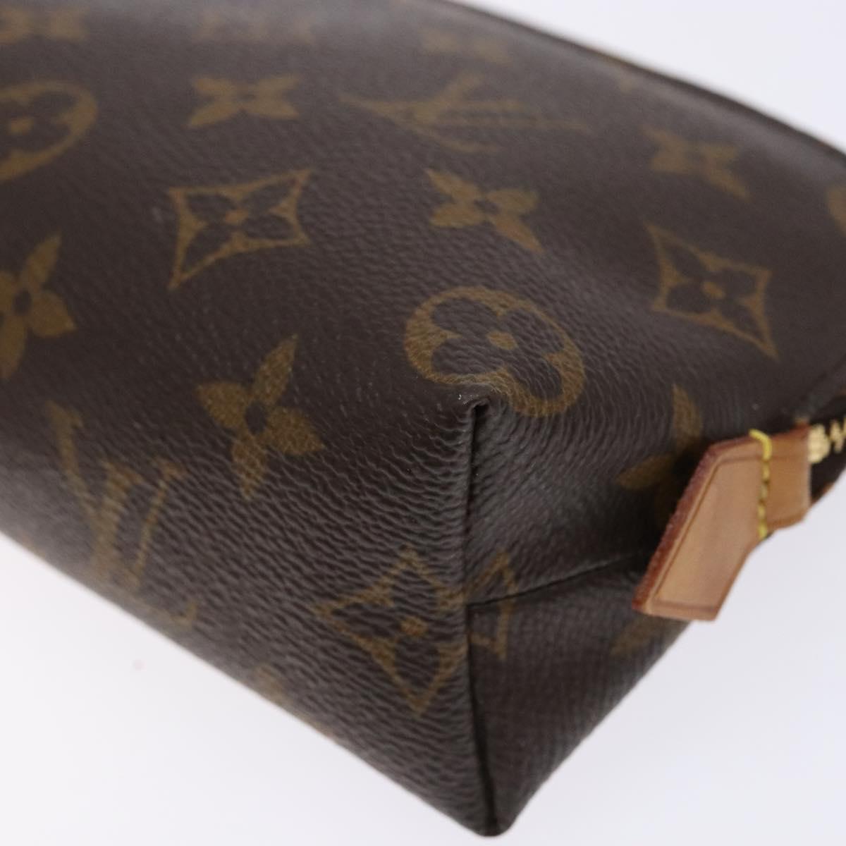 LOUIS VUITTON Monogram Pochette Cosmetic PM Pouch M43998 LV Auth BA5411