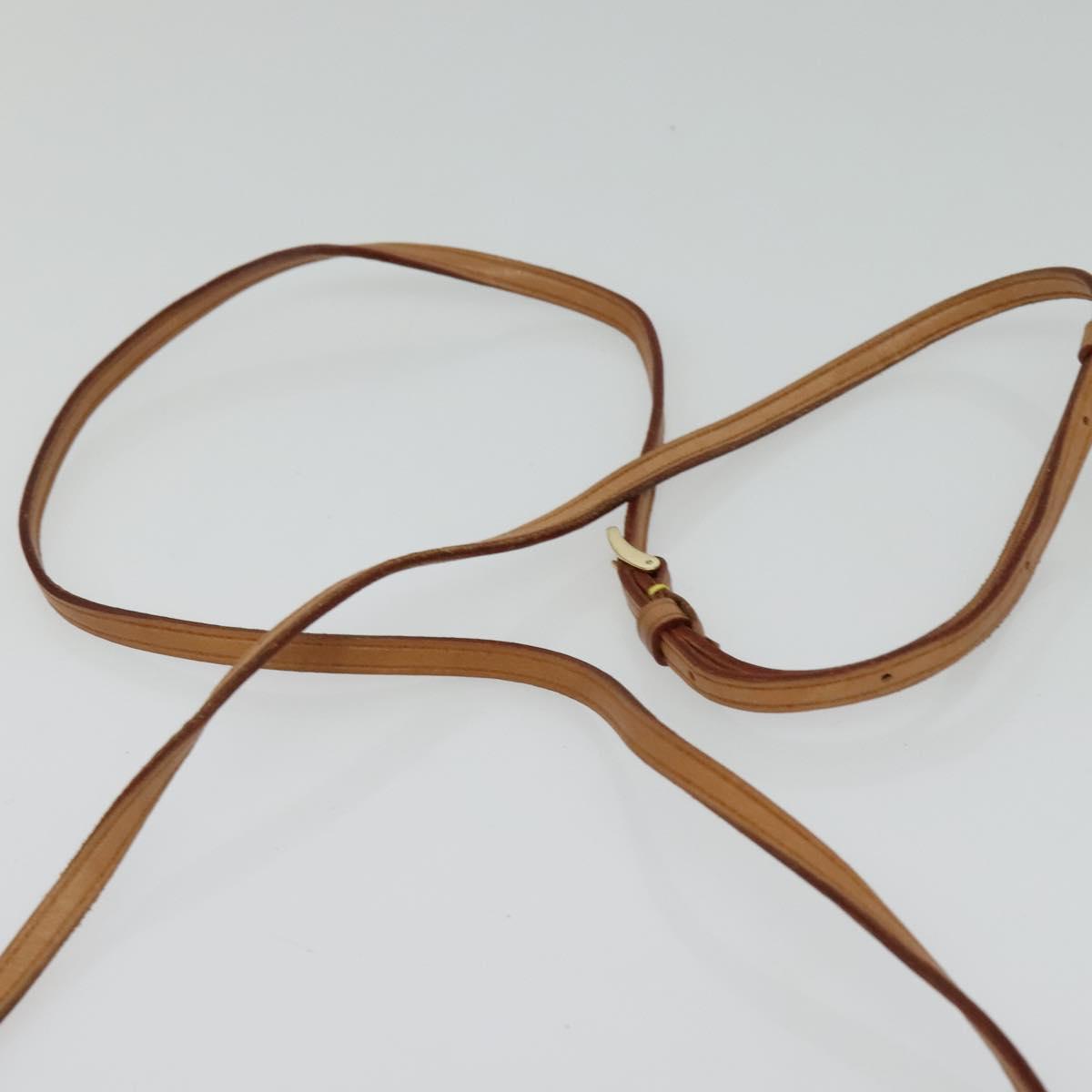 LOUIS VUITTON Monogram Vernis Kenmare Pouch Yellow M91060 LV Auth BA5414