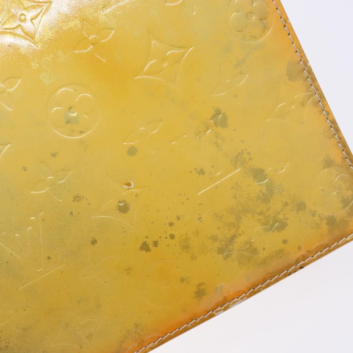 LOUIS VUITTON Monogram Vernis Spring Street Hand Bag Gris M91029 LV Auth BA5415