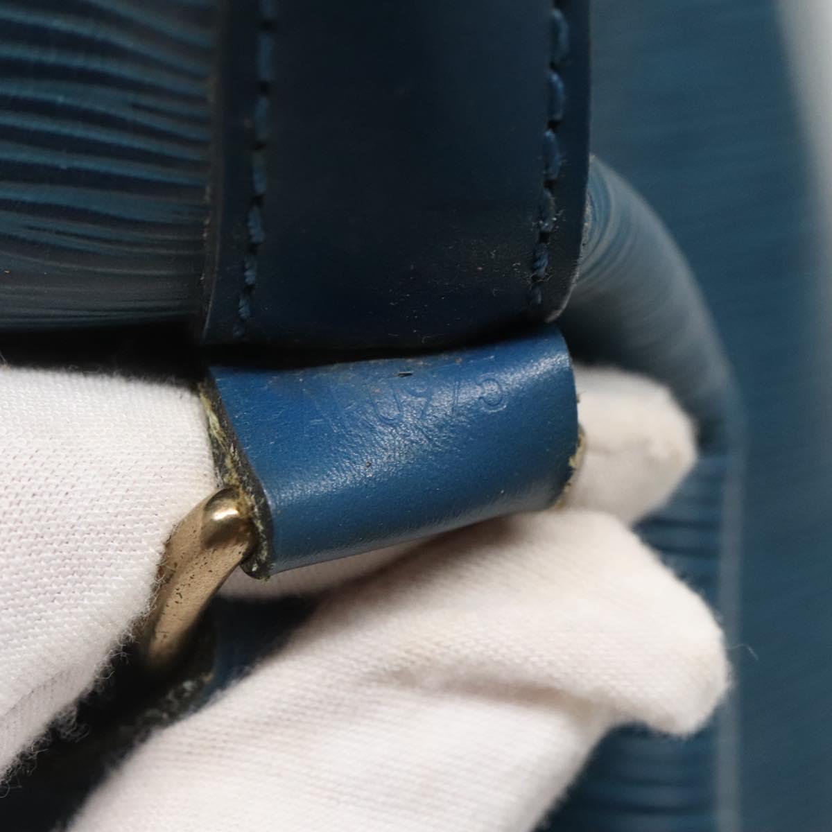 LOUIS VUITTON Epi Noe Shoulder Bag Toledo Blue M44005 LV Auth BA5424