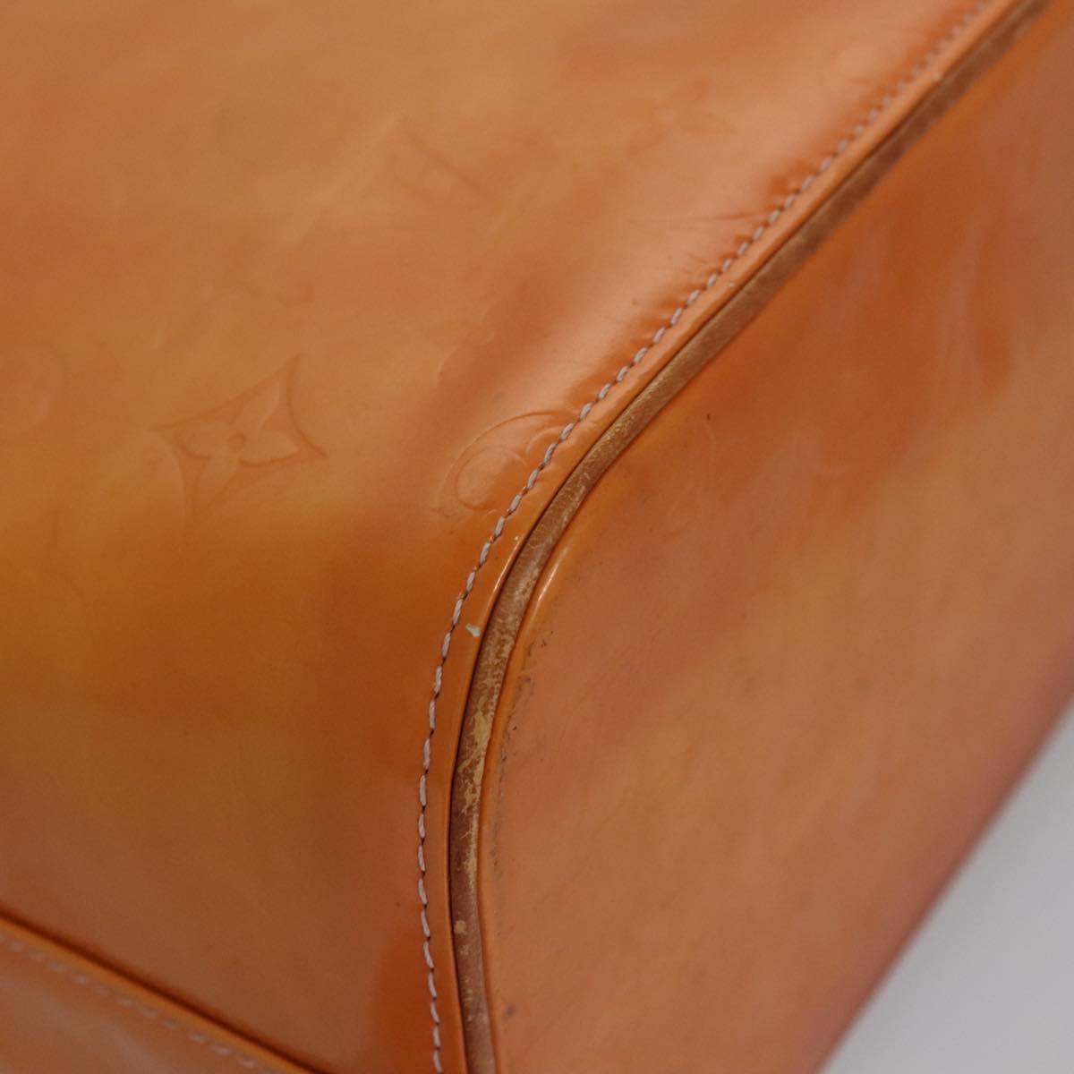 LOUIS VUITTON Monogram Vernis Houston Bag Marshmallow Pink M91302 LV Auth BA543