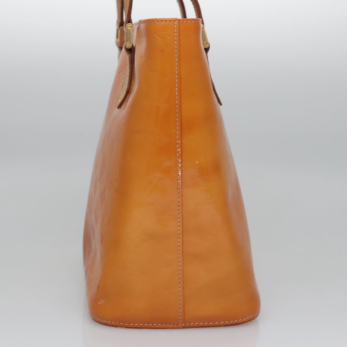 LOUIS VUITTON Monogram Vernis Houston Bag Marshmallow Pink M91302 LV Auth BA543