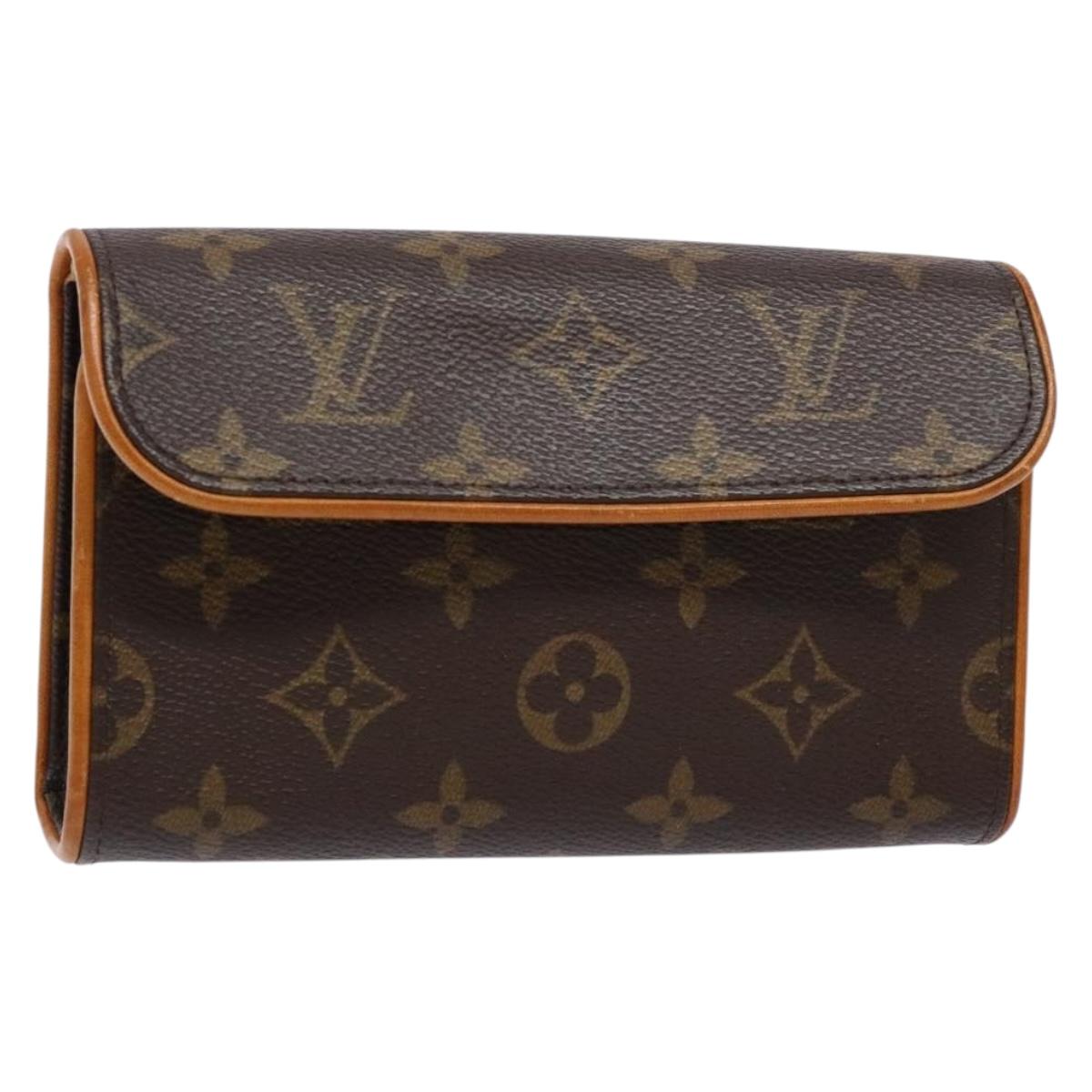 LOUIS VUITTON Monogram Pochette Florentine Waist bag M51855 LV Auth BA5449
