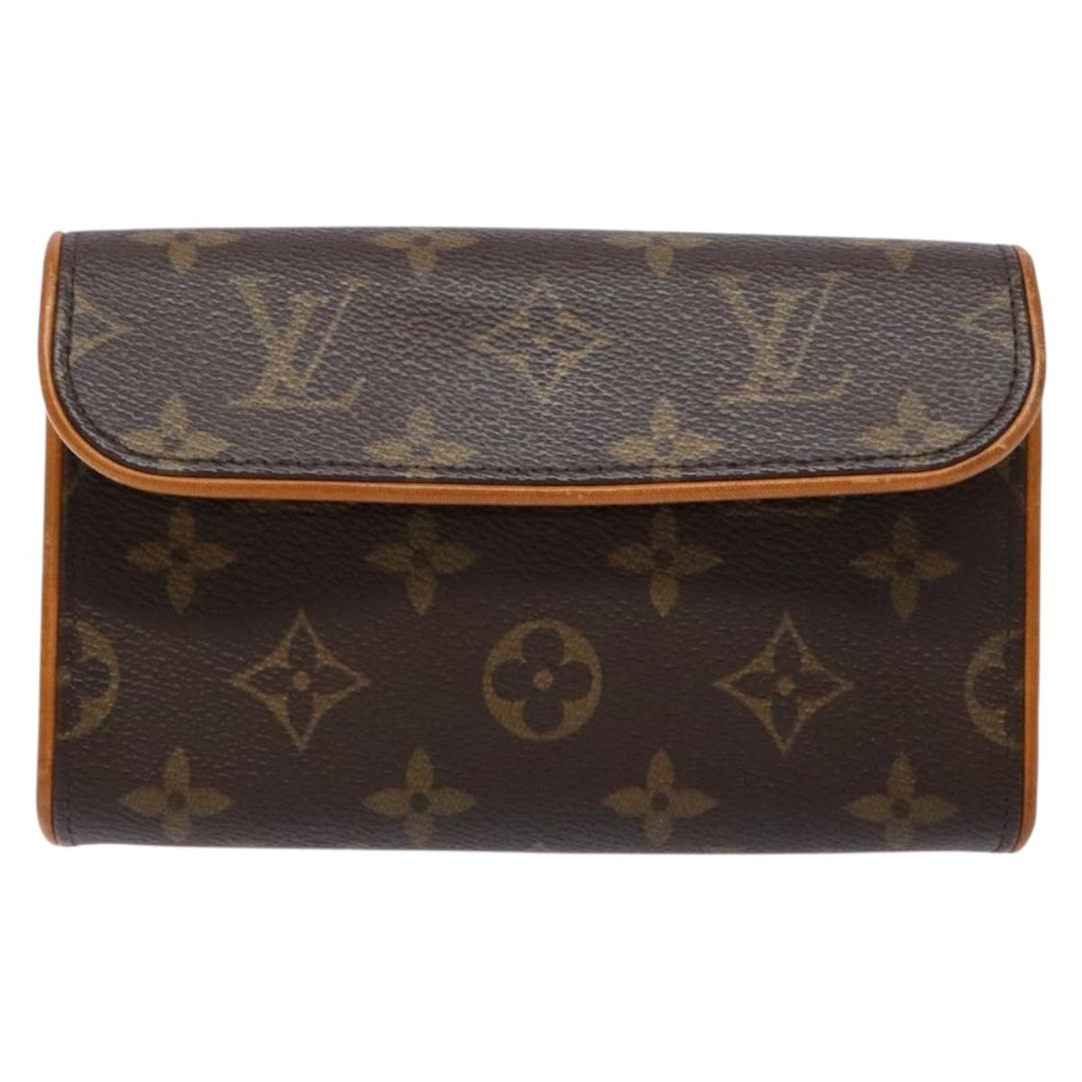 LOUIS VUITTON Monogram Pochette Florentine Waist bag M51855 LV Auth BA5449