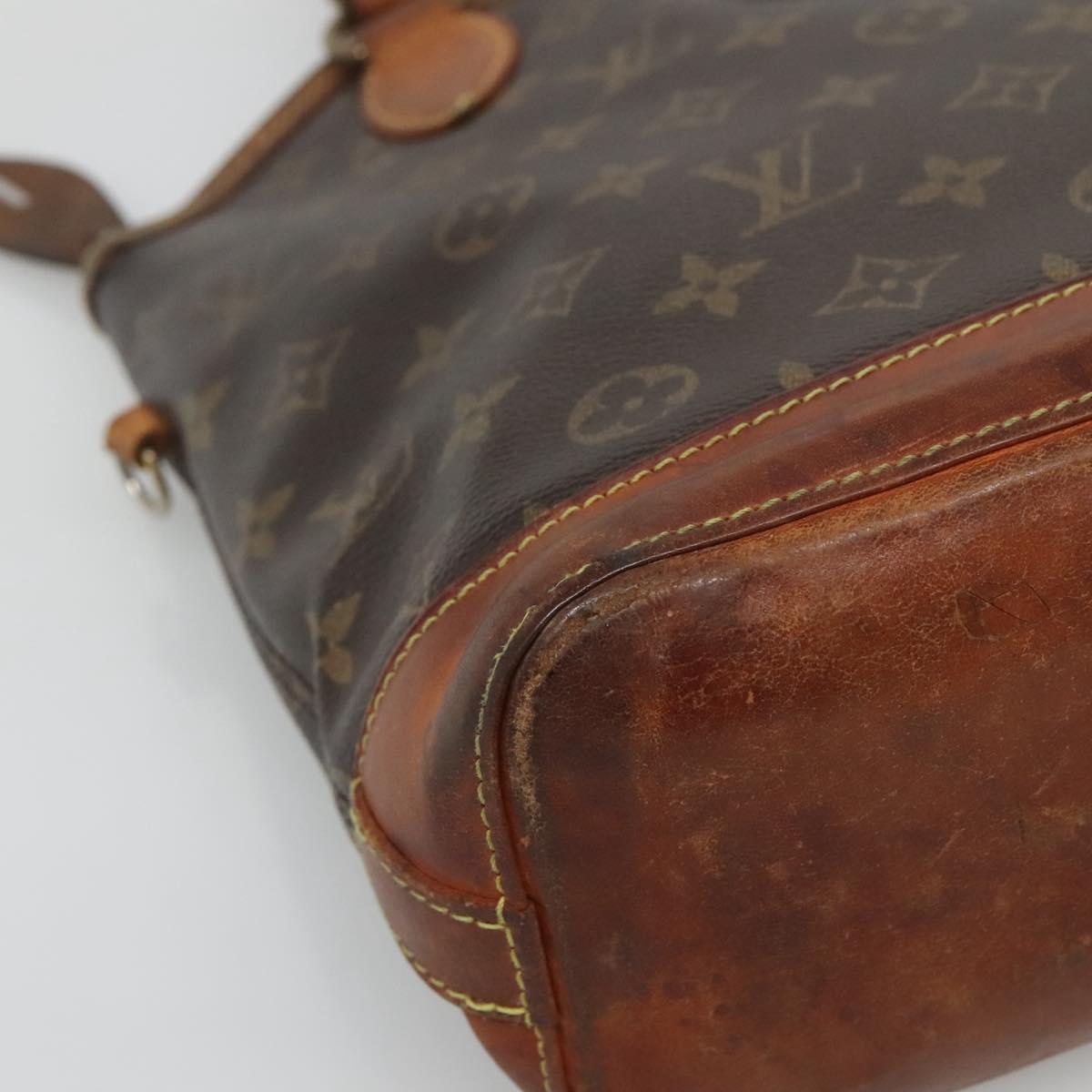 LOUIS VUITTON Monogram Lockit Hand Bag M40102 LV Auth BA5458