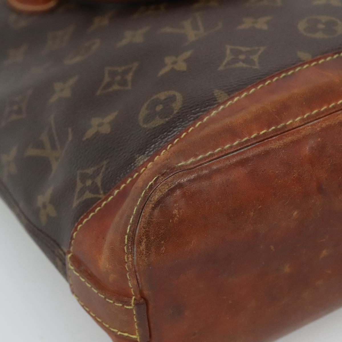 LOUIS VUITTON Monogram Lockit Hand Bag M40102 LV Auth BA5458
