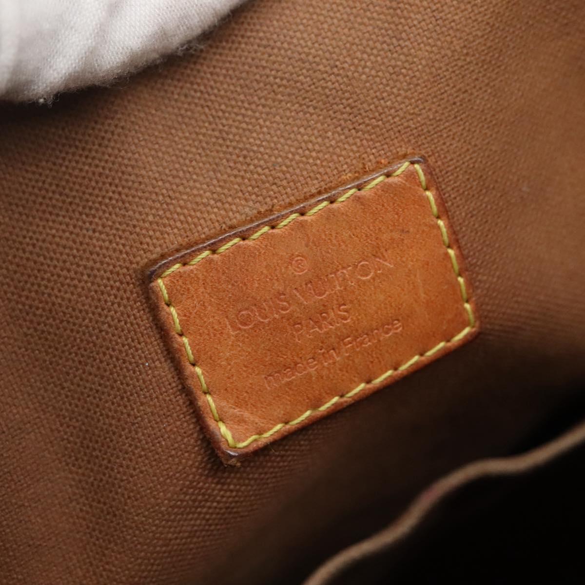 LOUIS VUITTON Monogram Lockit Hand Bag M40102 LV Auth BA5458