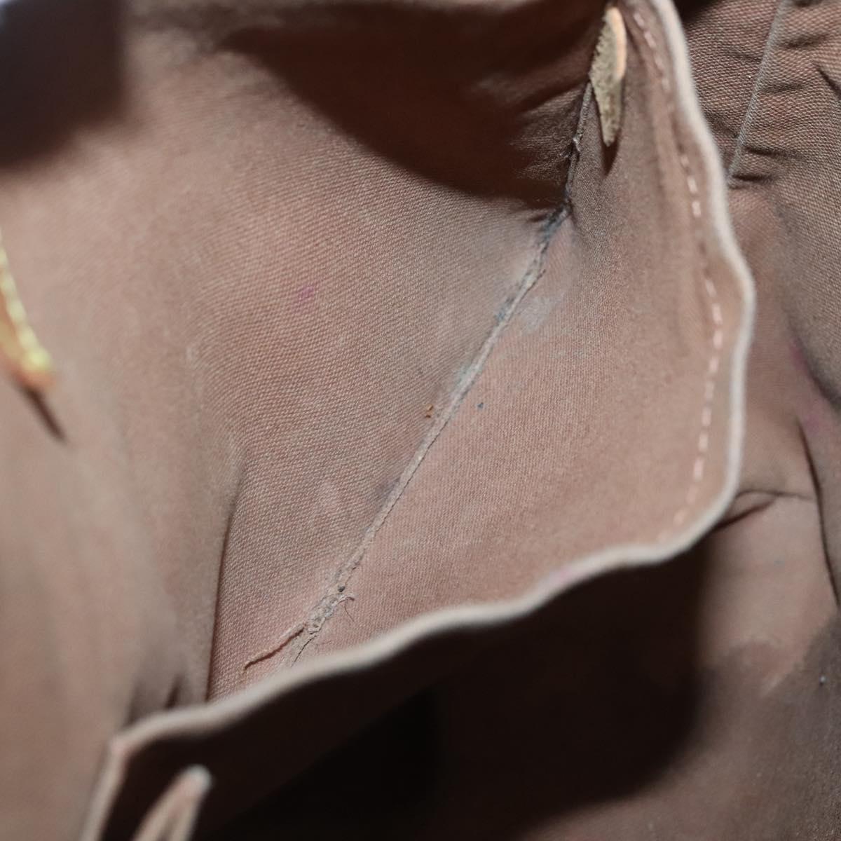 LOUIS VUITTON Monogram Lockit Hand Bag M40102 LV Auth BA5458