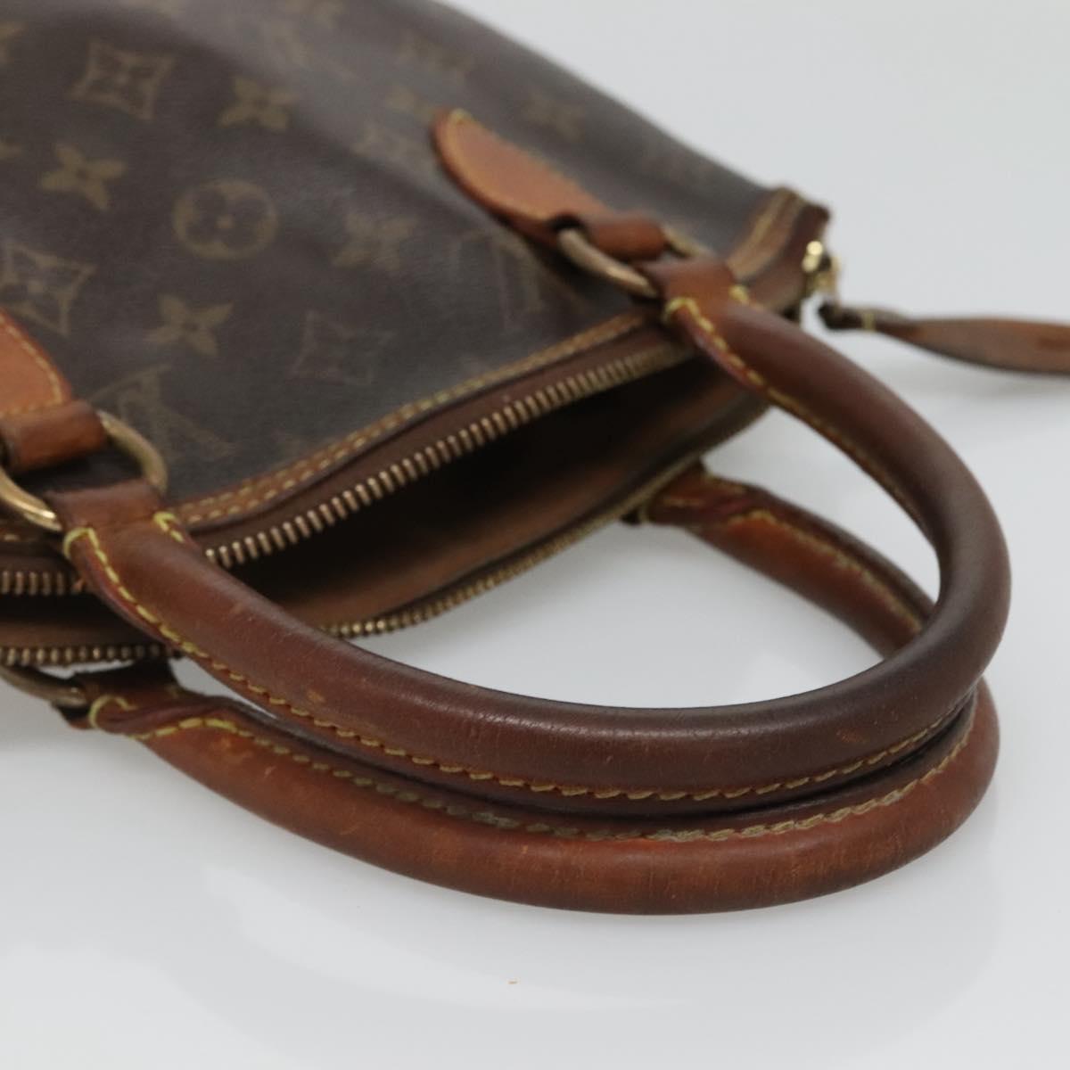 LOUIS VUITTON Monogram Lockit Hand Bag M40102 LV Auth BA5458