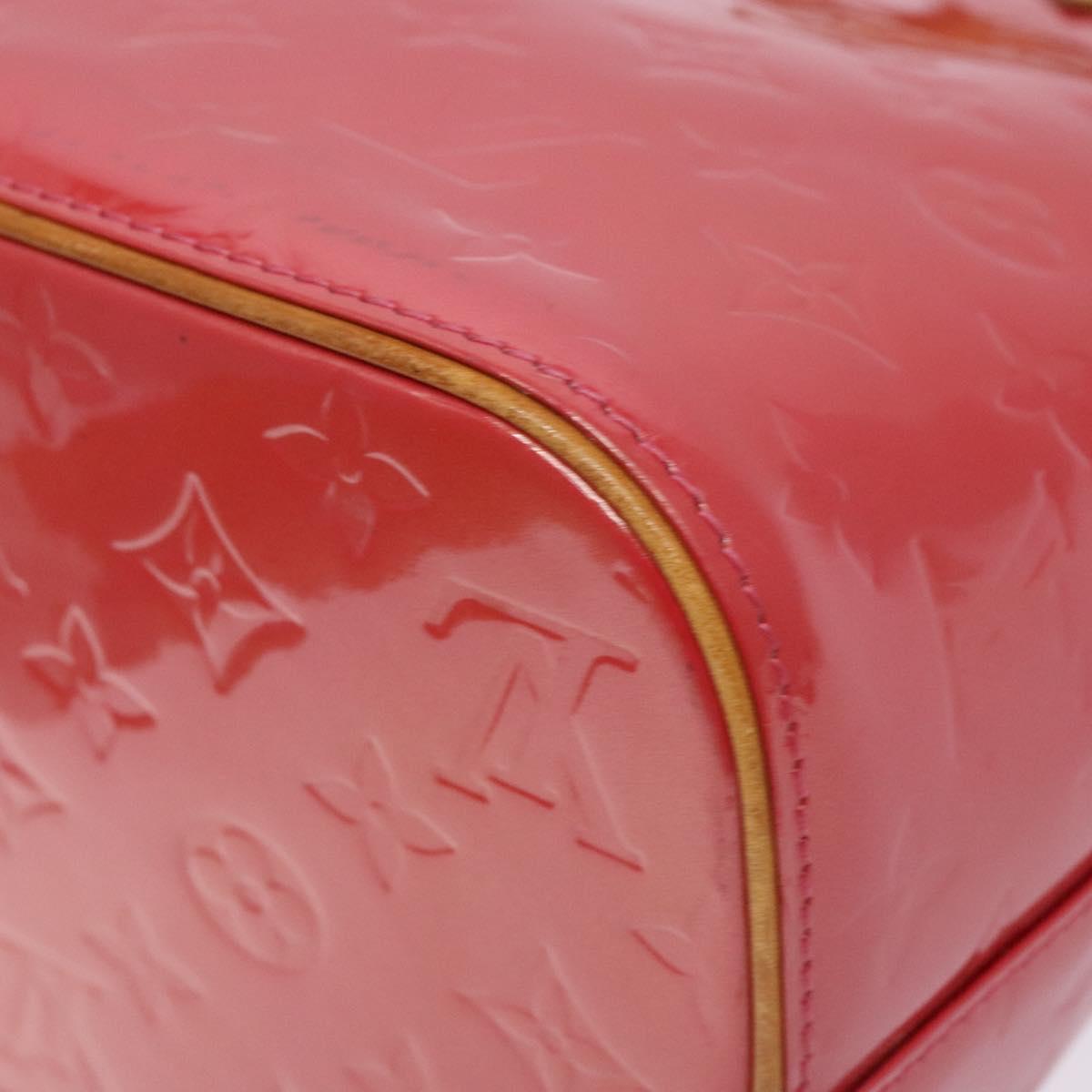LOUIS VUITTON Monogram Vernis Houston Hand Bag Fran Boise M9135F LV Auth BA5461