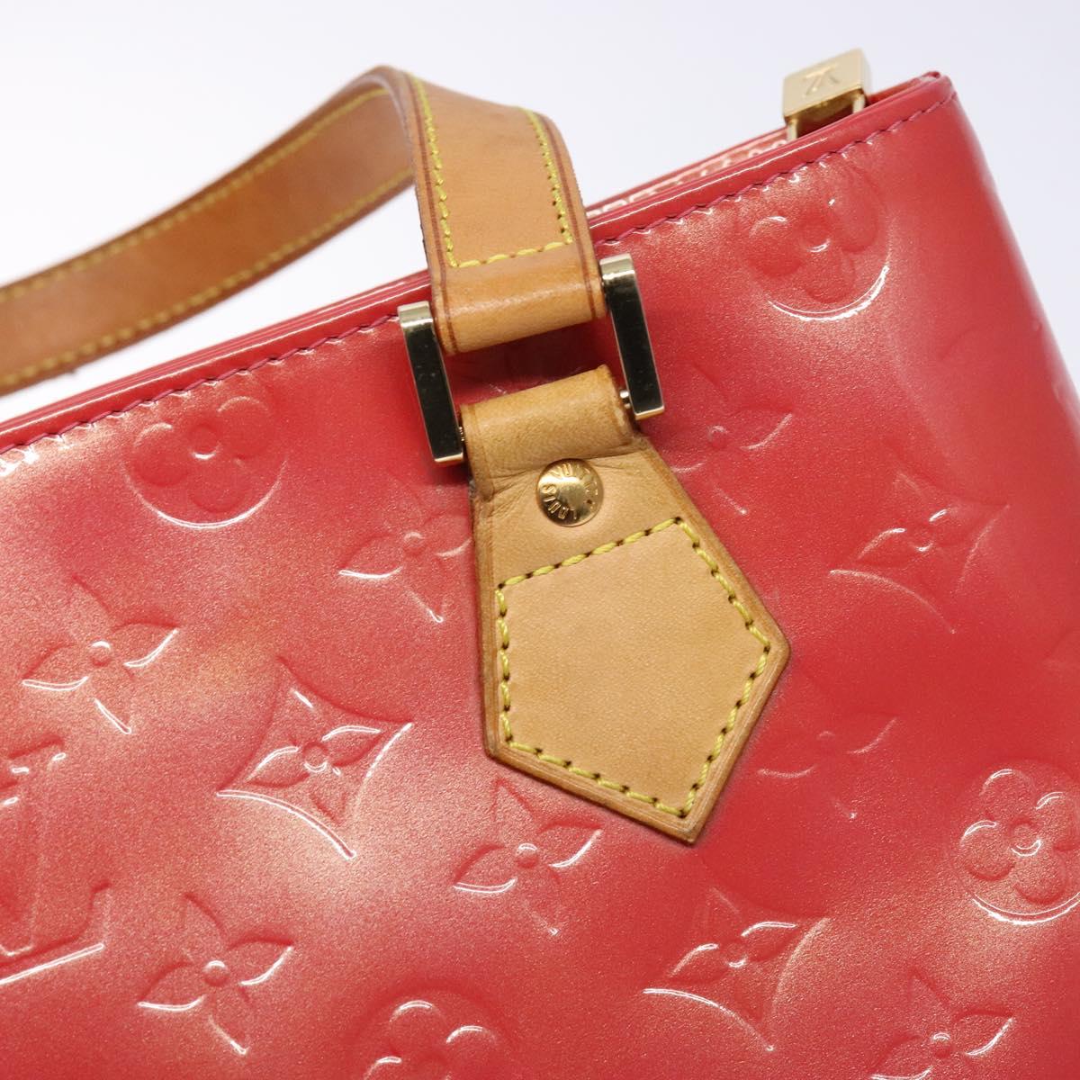 LOUIS VUITTON Monogram Vernis Houston Hand Bag Fran Boise M9135F LV Auth BA5461
