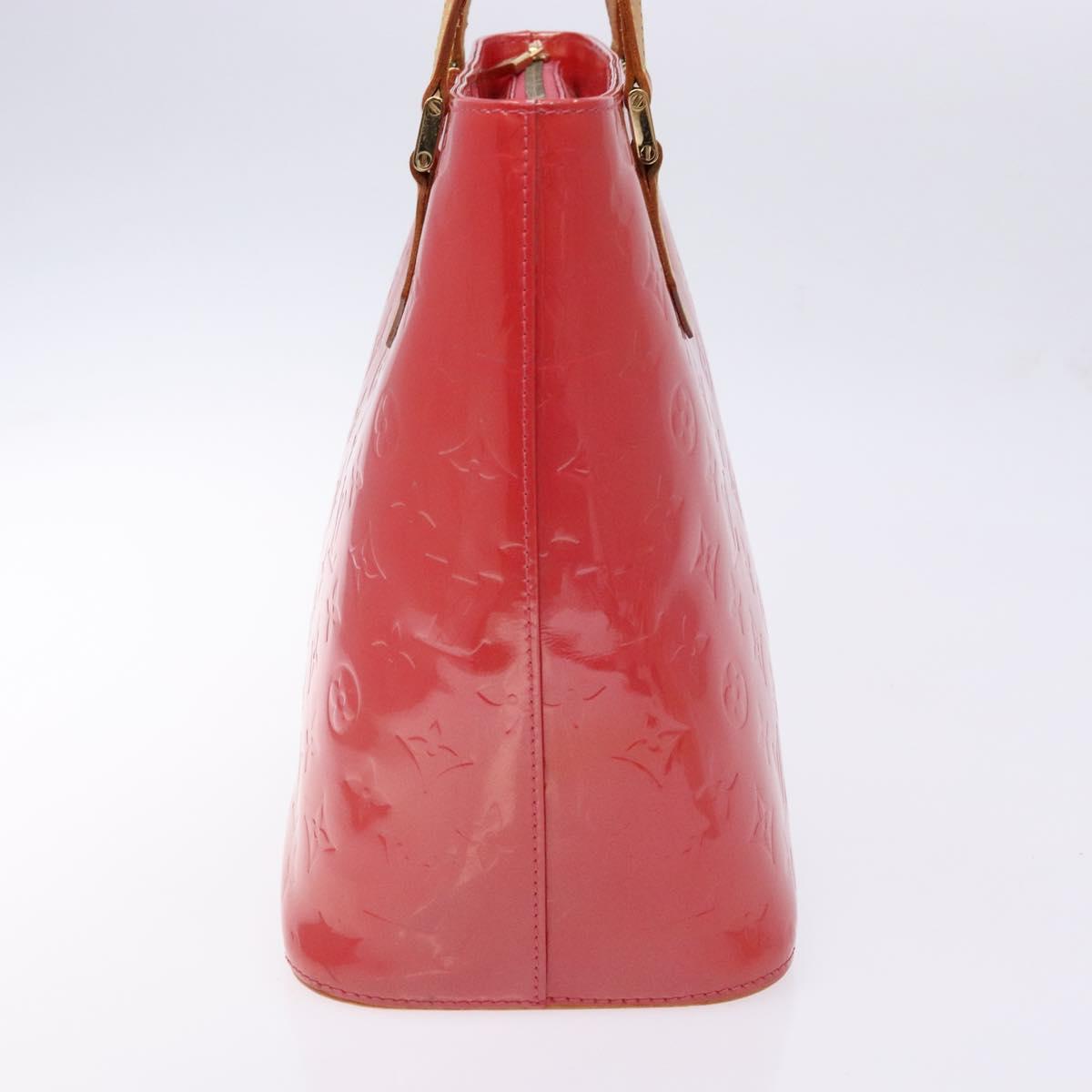 LOUIS VUITTON Monogram Vernis Houston Hand Bag Fran Boise M9135F LV Auth BA5461