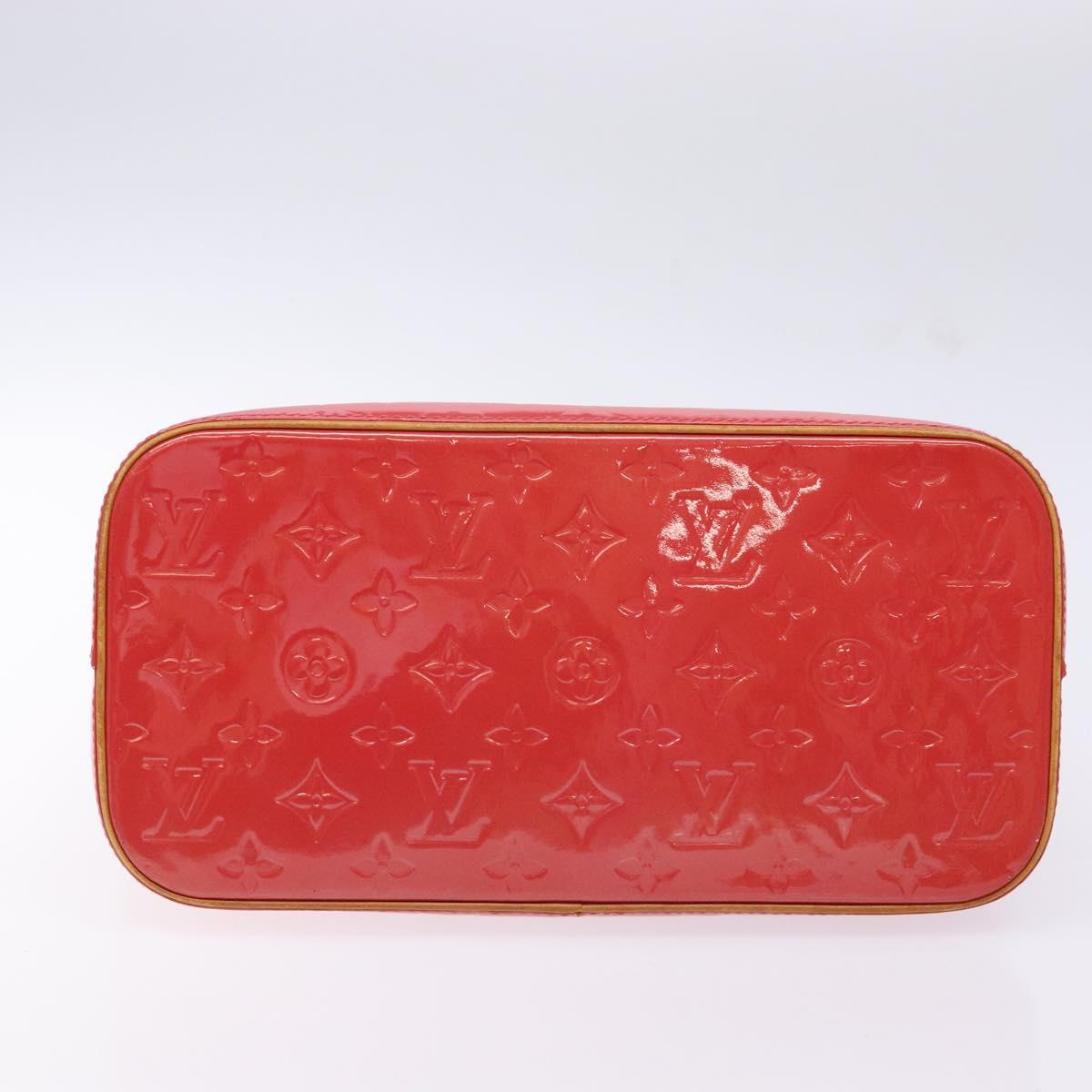LOUIS VUITTON Monogram Vernis Houston Hand Bag Fran Boise M9135F LV Auth BA5461