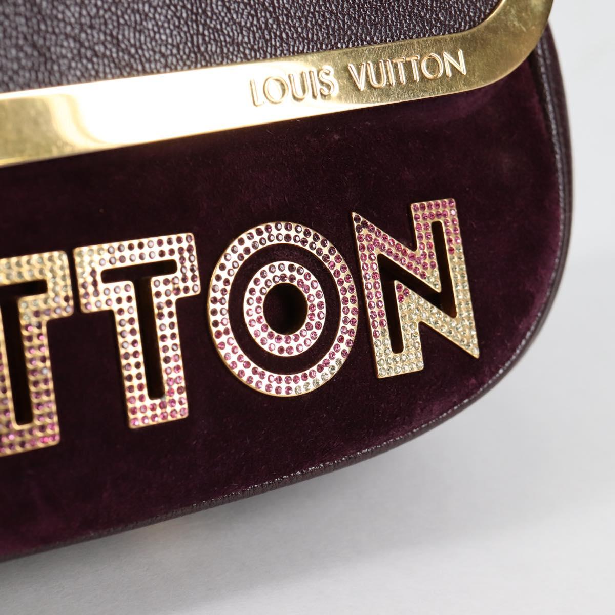 LOUIS VUITTON 2011S/S Avant Garde Pochette Bag Leather M97092 LV Auth BA5478V