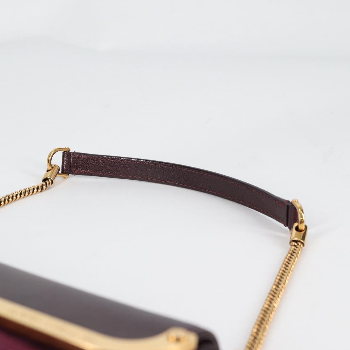 LOUIS VUITTON 2011S/S Avant Garde Pochette Bag Leather M97092 LV Auth BA5478V