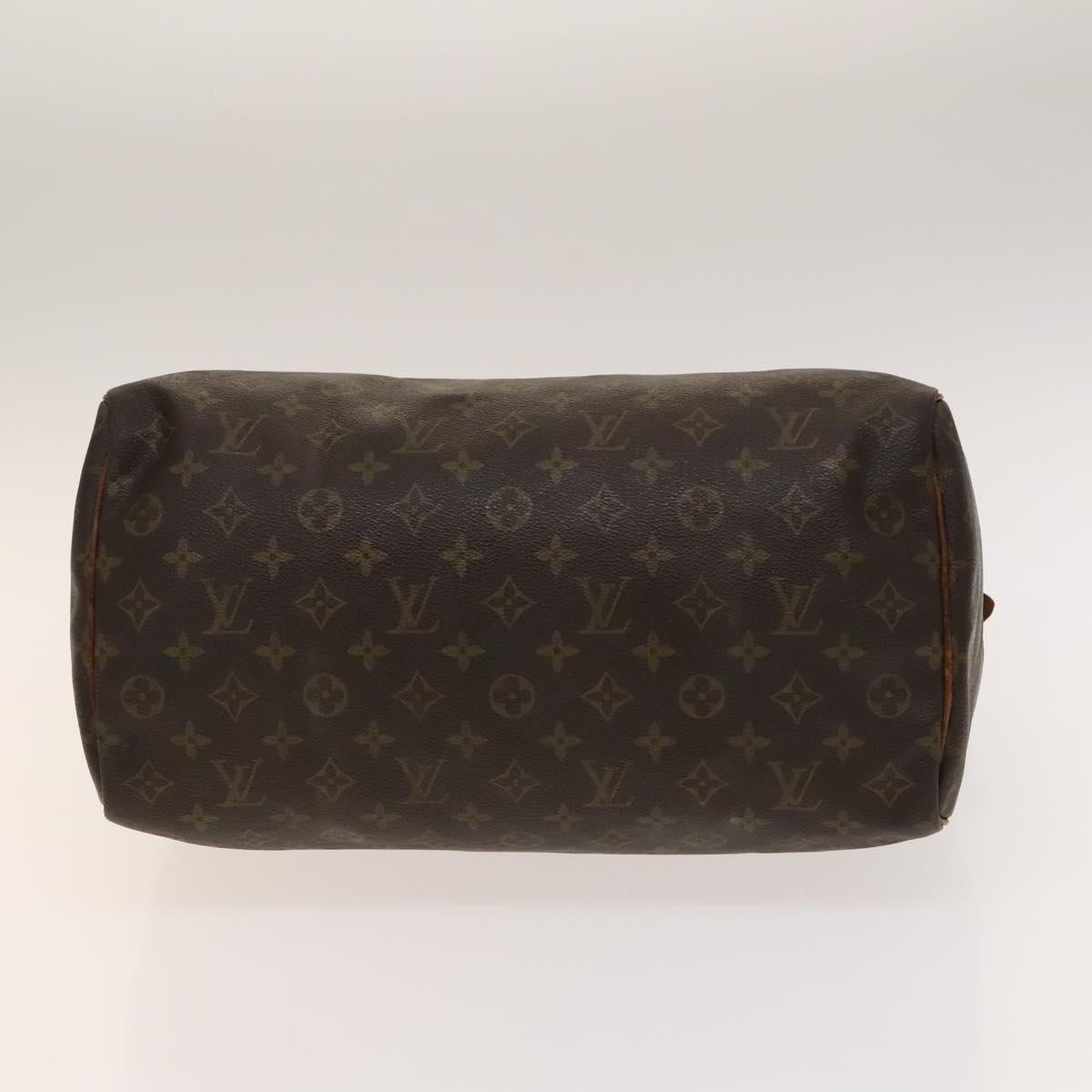 LOUIS VUITTON Monogram Speedy 35 Hand Bag Vintage M41524 LV Auth BA5479