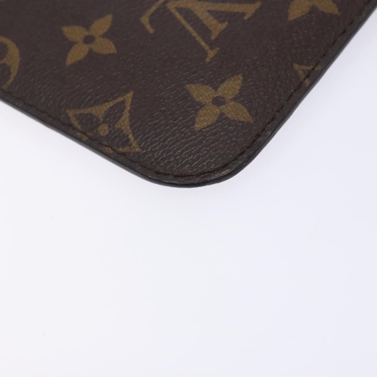 LOUIS VUITTON Monogram Neverfull MM Pouch Accessory Pouch LV Auth BA5482